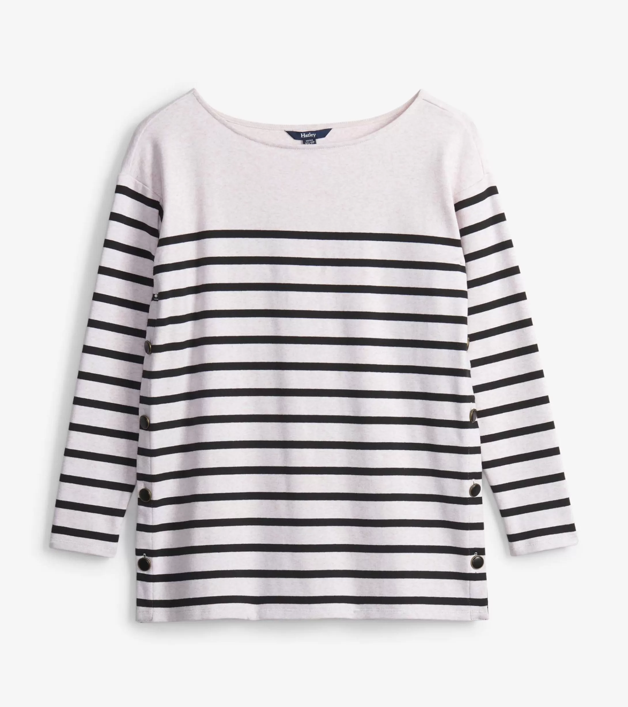 Hatley Ali Breton Top - Cream Melange Stripes Cheap