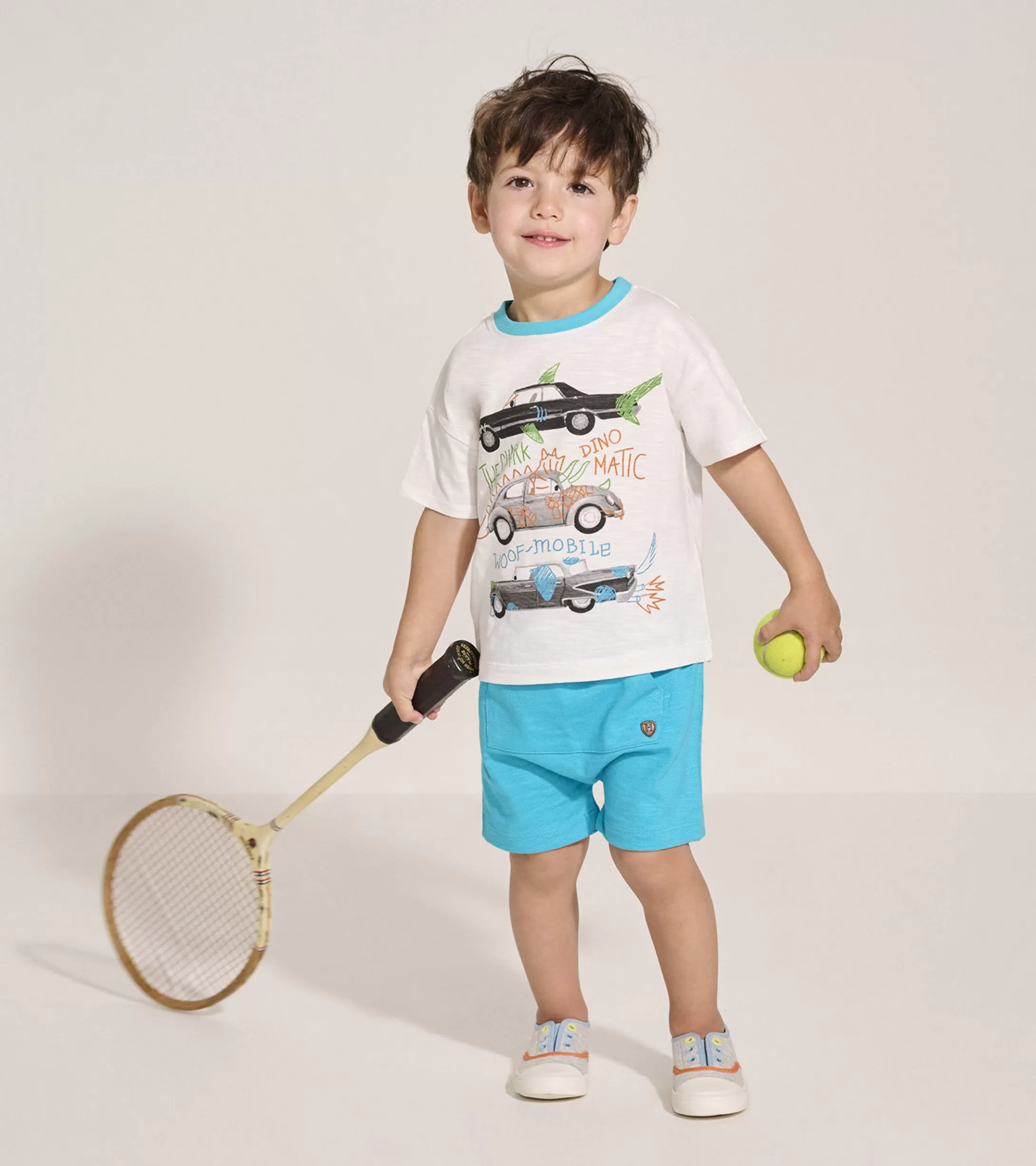 Hatley Baby & Toddler Boys Crazy Cars Slouchy Tee Shop