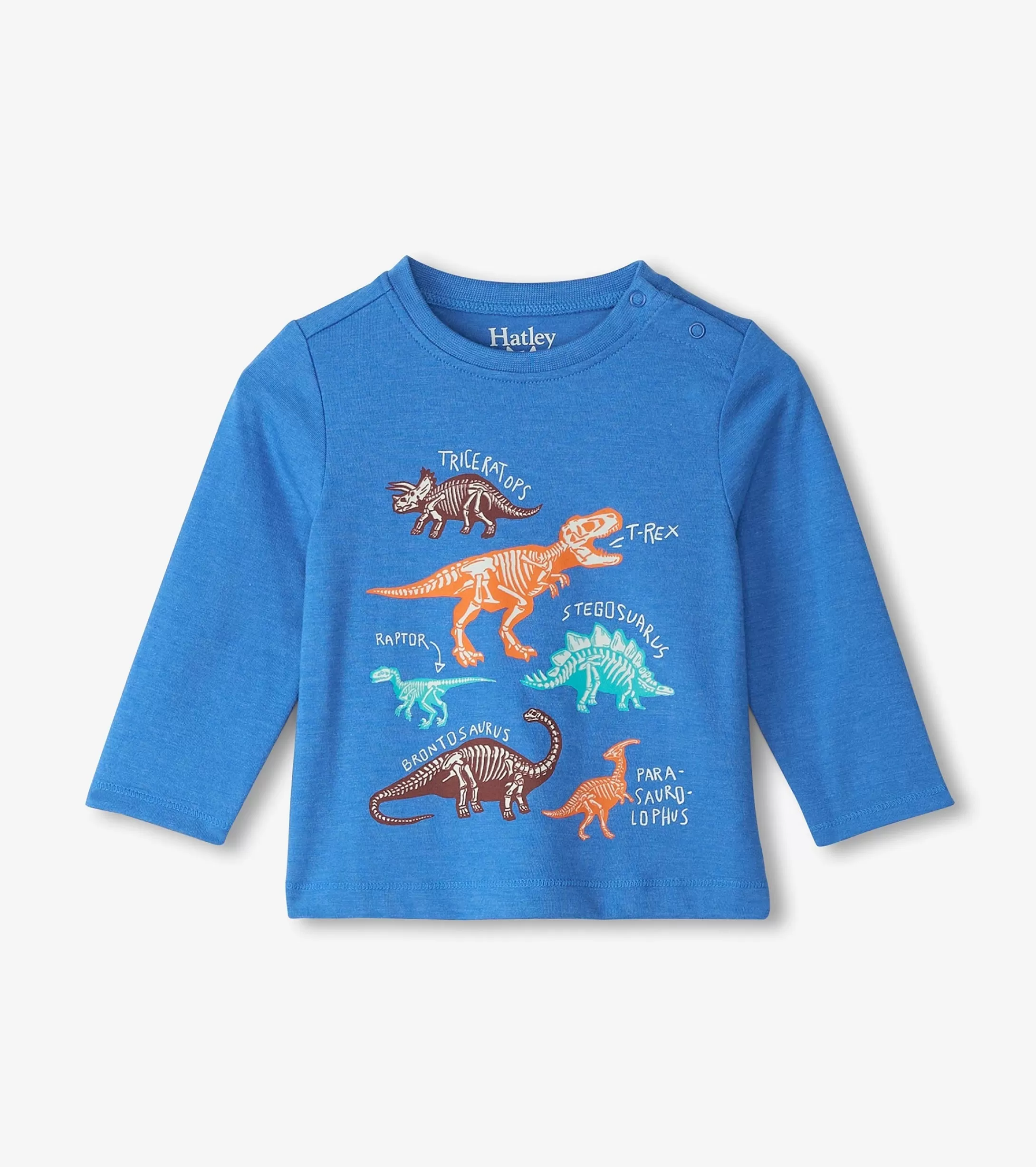 Hatley Baby & Toddler Boys Dinosaur Bones Long Sleeve T-Shirt Fashion