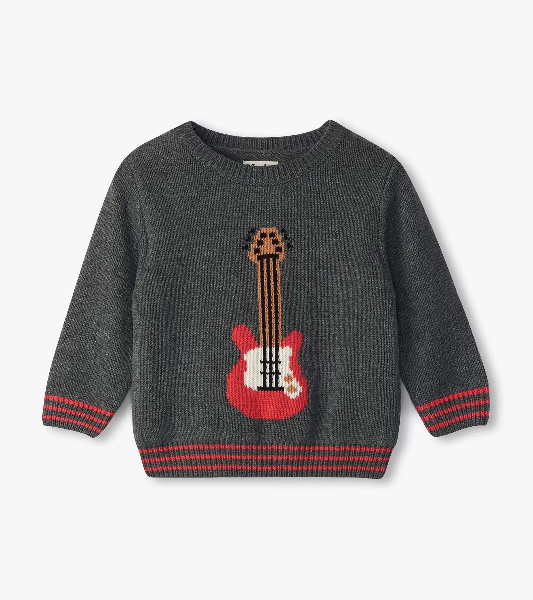 Hatley Baby & Toddler Boys Guitar Crew Neck Knit Sweater Shop