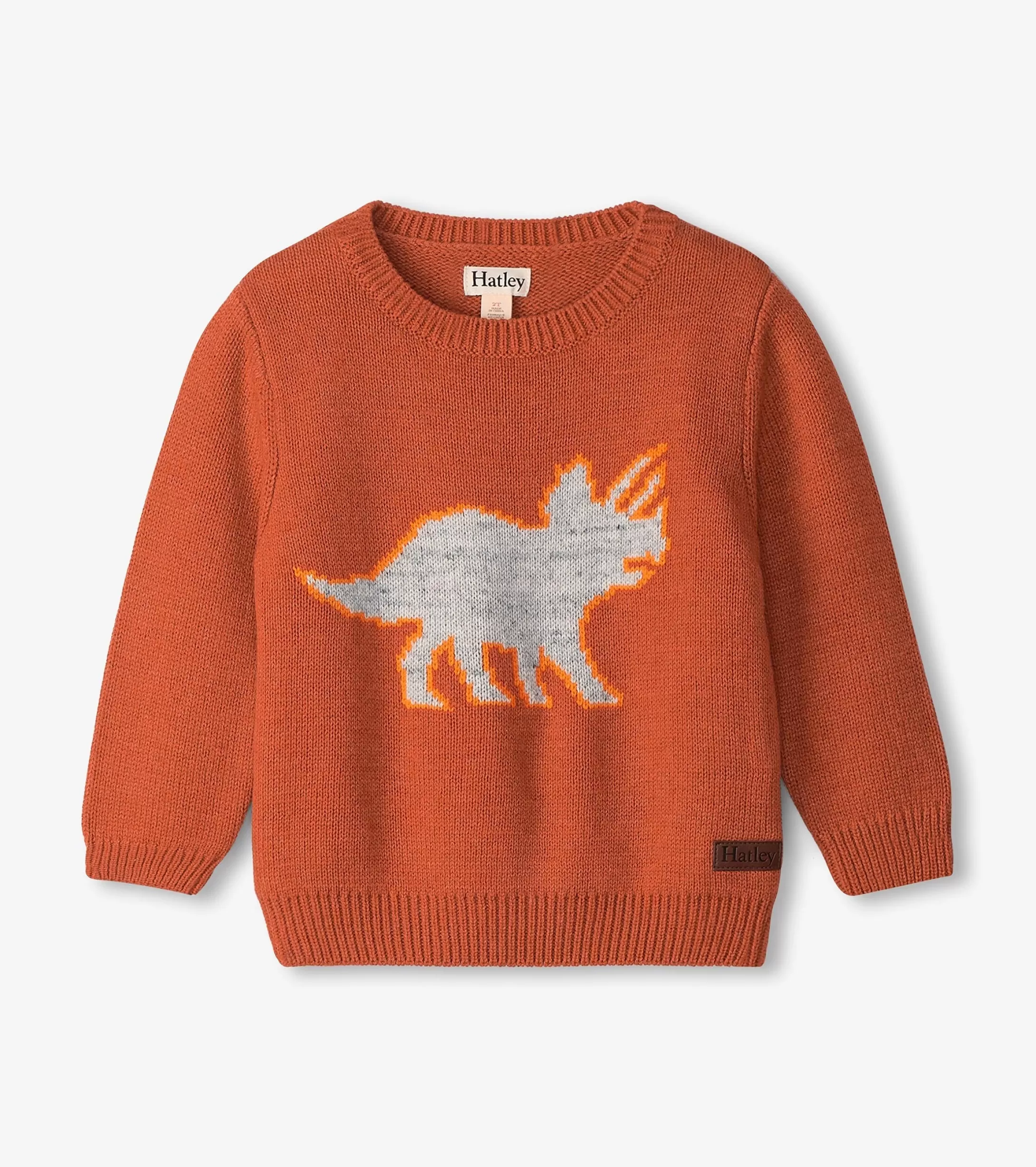 Hatley Baby & Toddler Boys Triceratops Crew Neck Knit Sweater Clearance