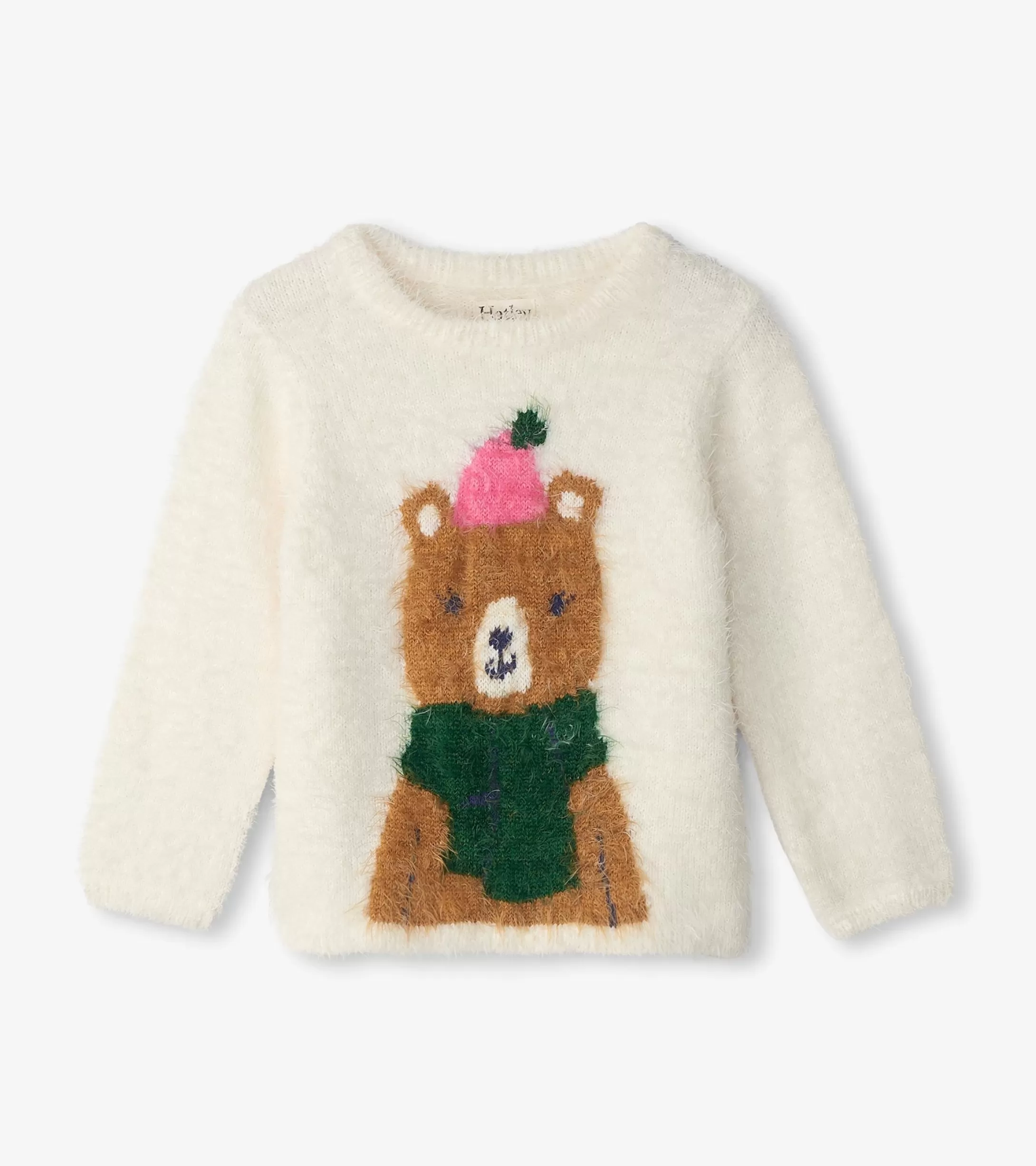 Hatley Baby & Toddler Cozy Bear Furry Sweater Fashion