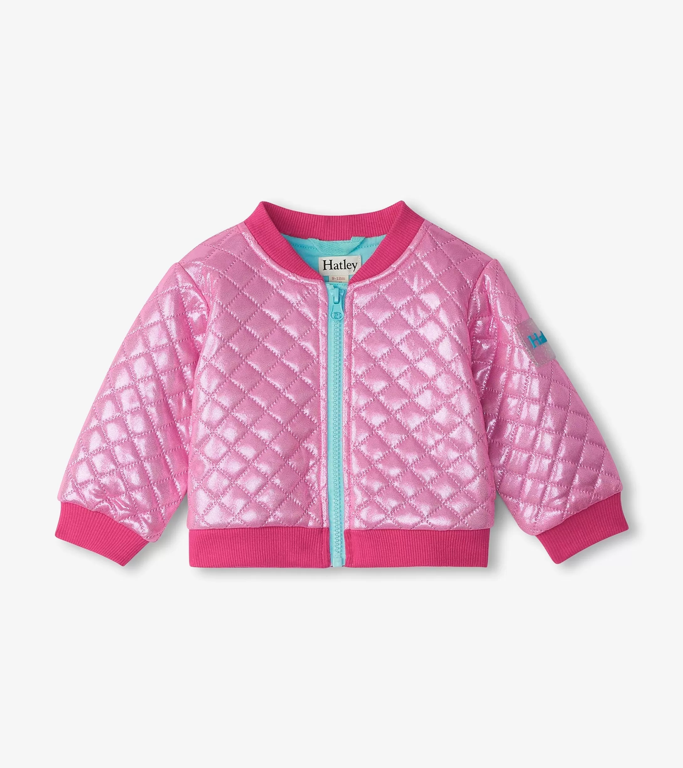 Hatley Baby & Toddler Girls Rose Violet Metallic Bomber Jacket Discount