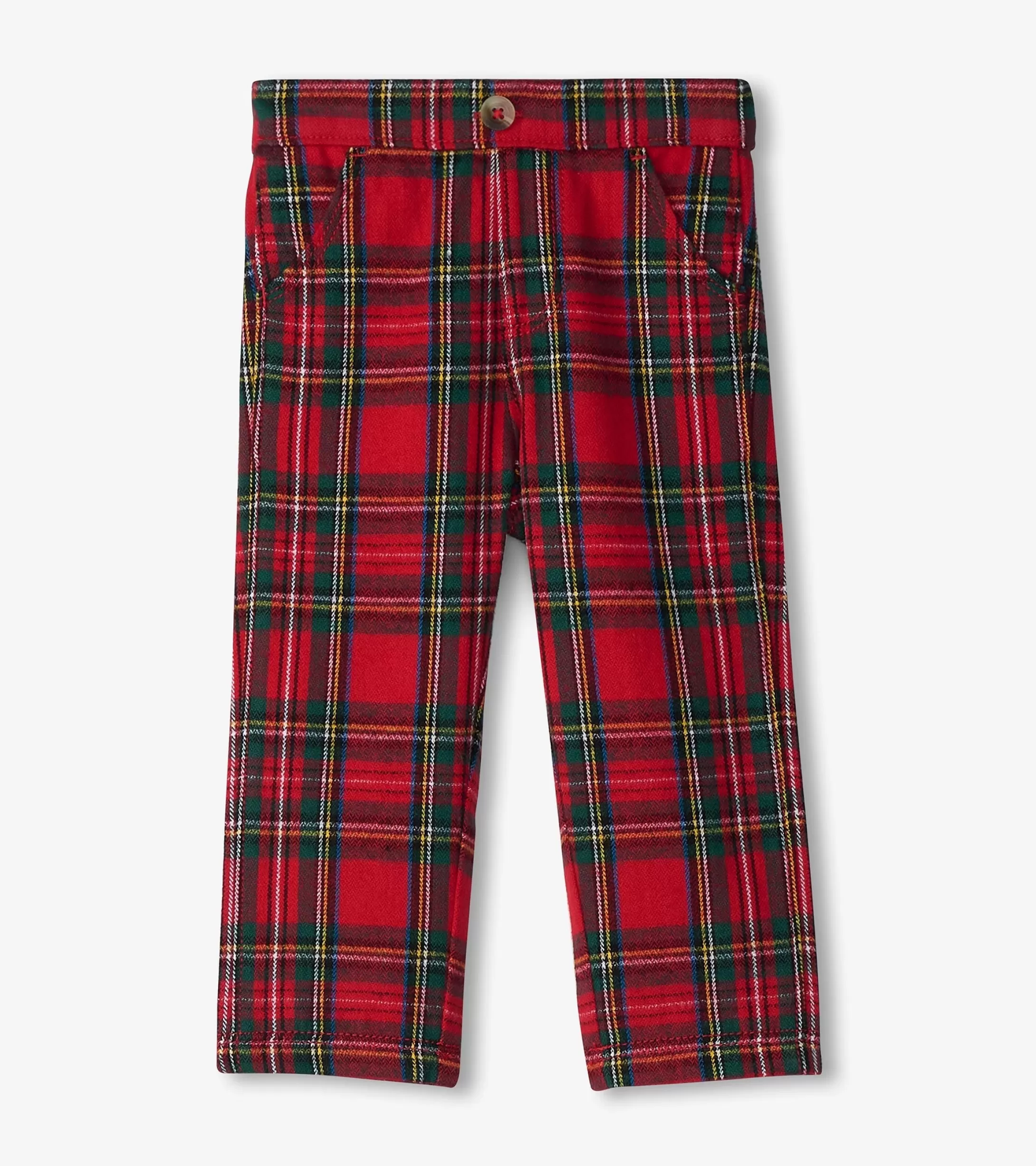 Hatley Baby & Toddler Red Plaid Straight Leg Pants Clearance