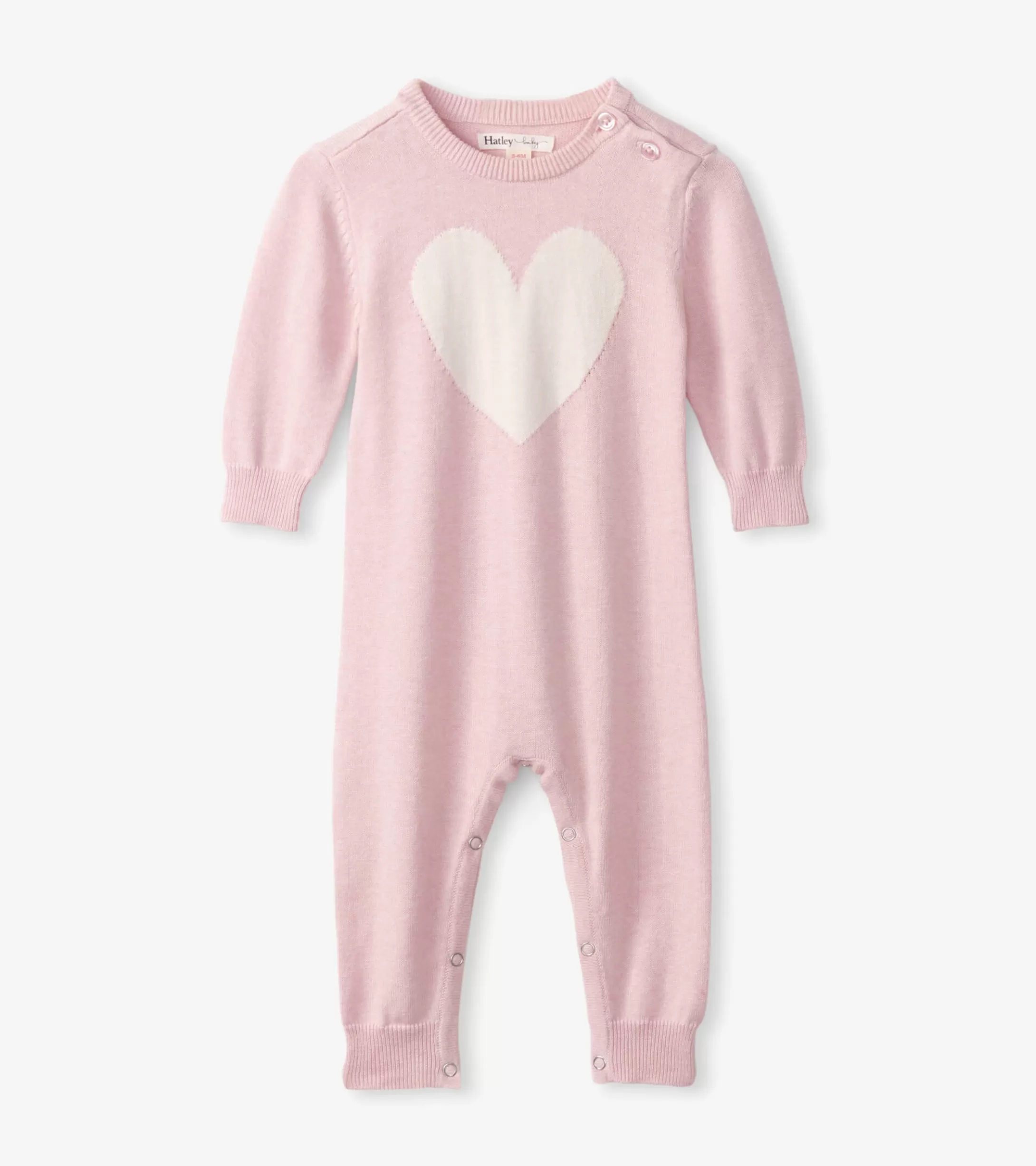 Hatley Baby Big Heart Sweater Onesie Store