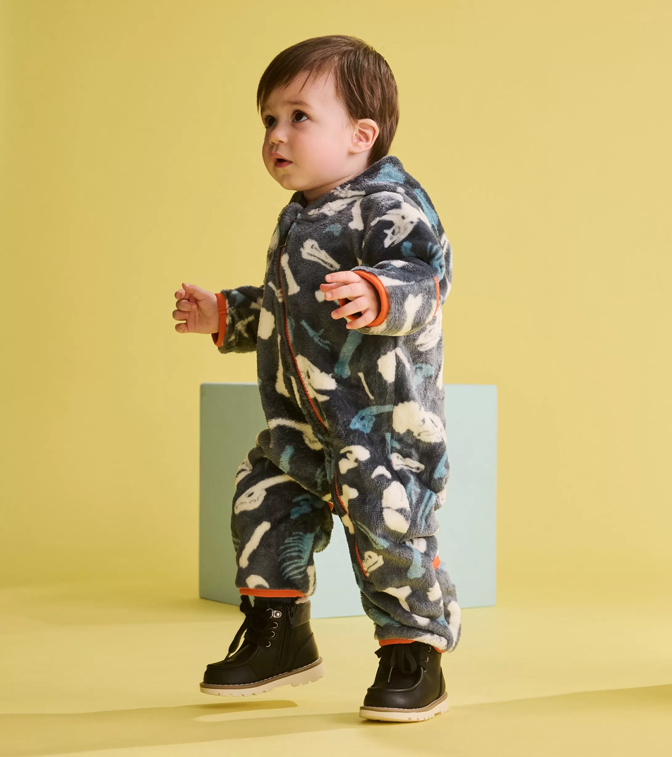 Hatley Baby Boys Dino Fossils Fleece Suit Sale