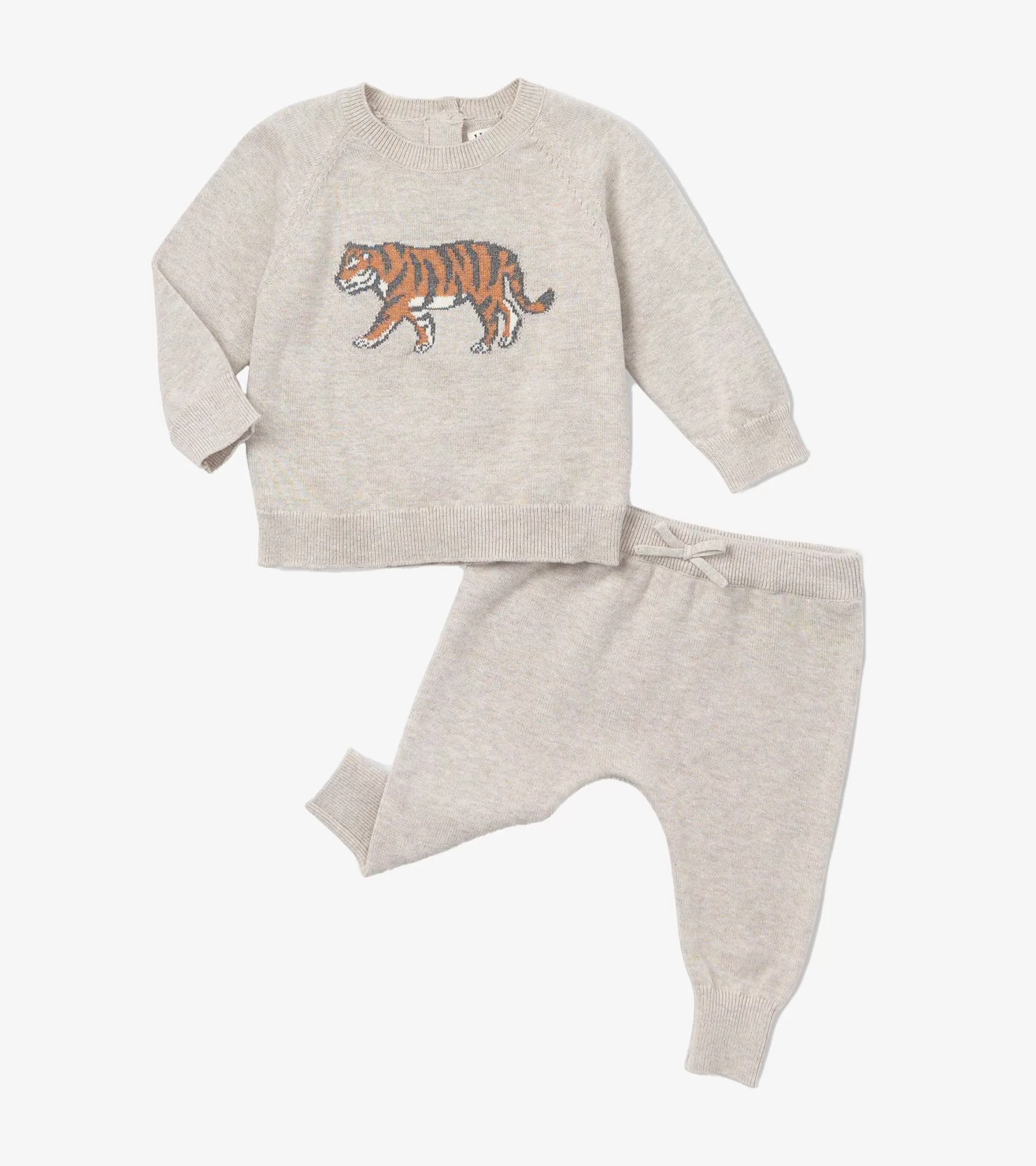 Hatley Baby Boys Little Tiger Pullover Sweater & Pants Outlet