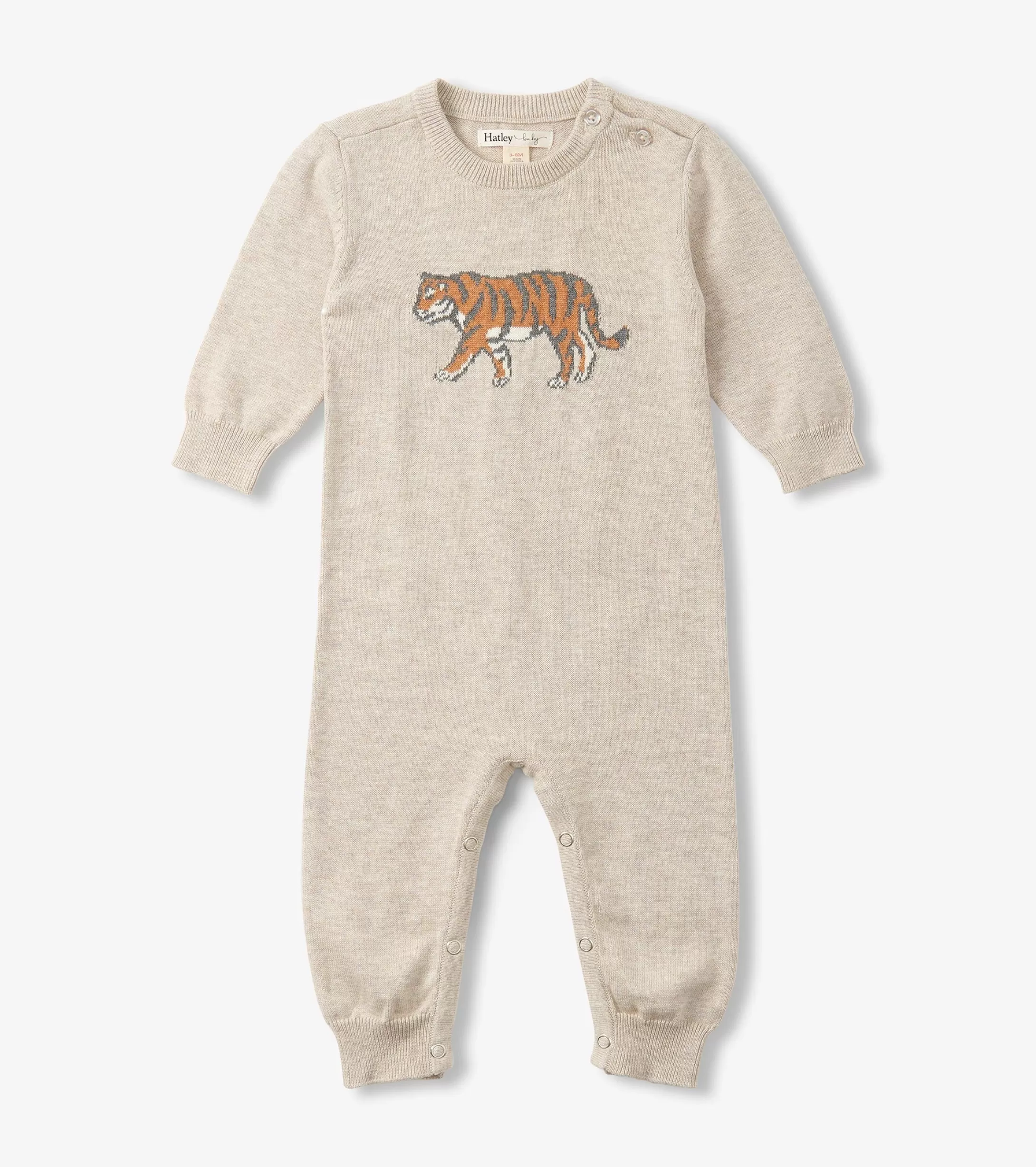 Hatley Baby Boys Little Tiger Sweater Romper Best Sale