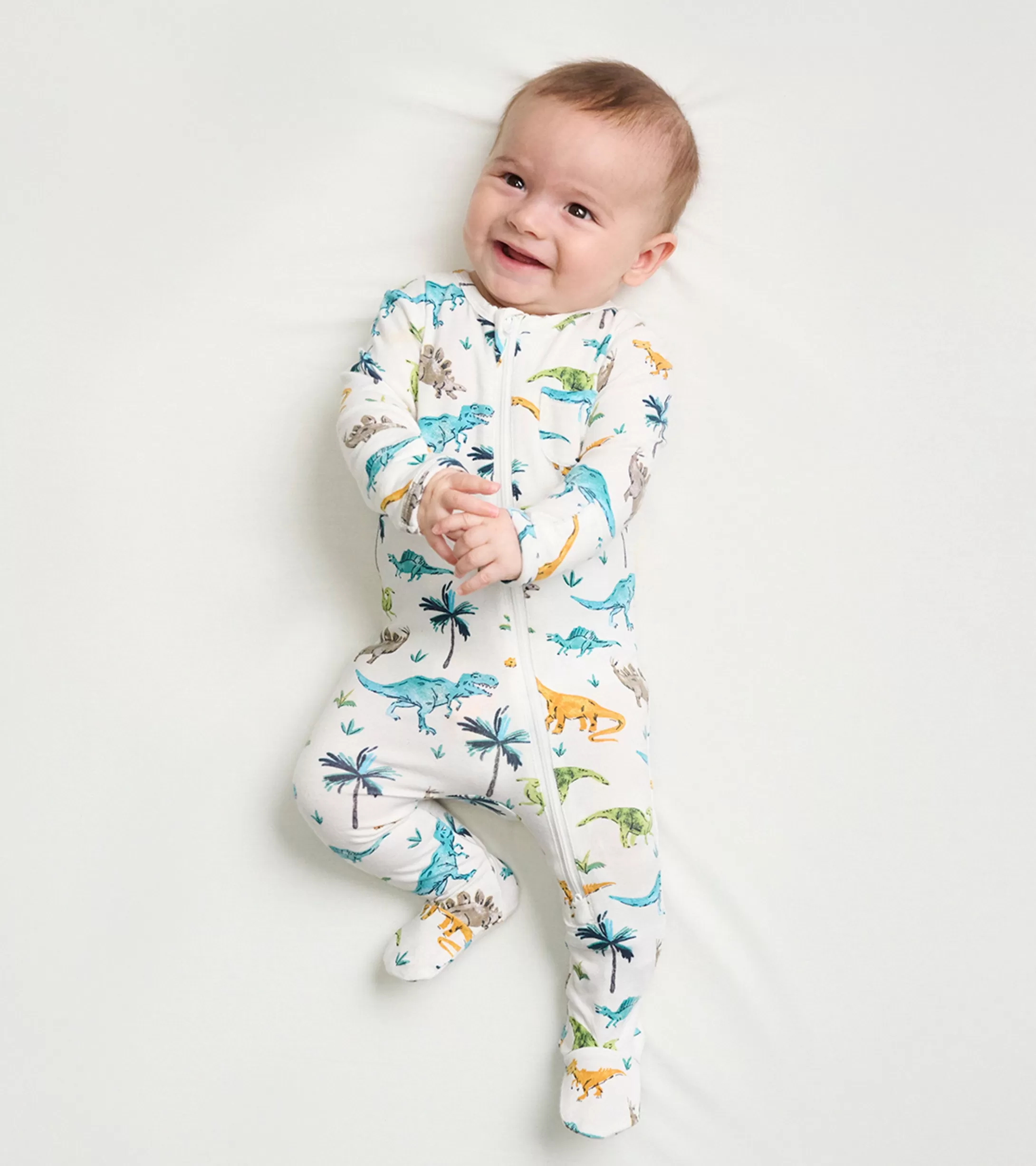 Hatley Baby Boys Prehistoric Dino Footed Sleeper Best Sale