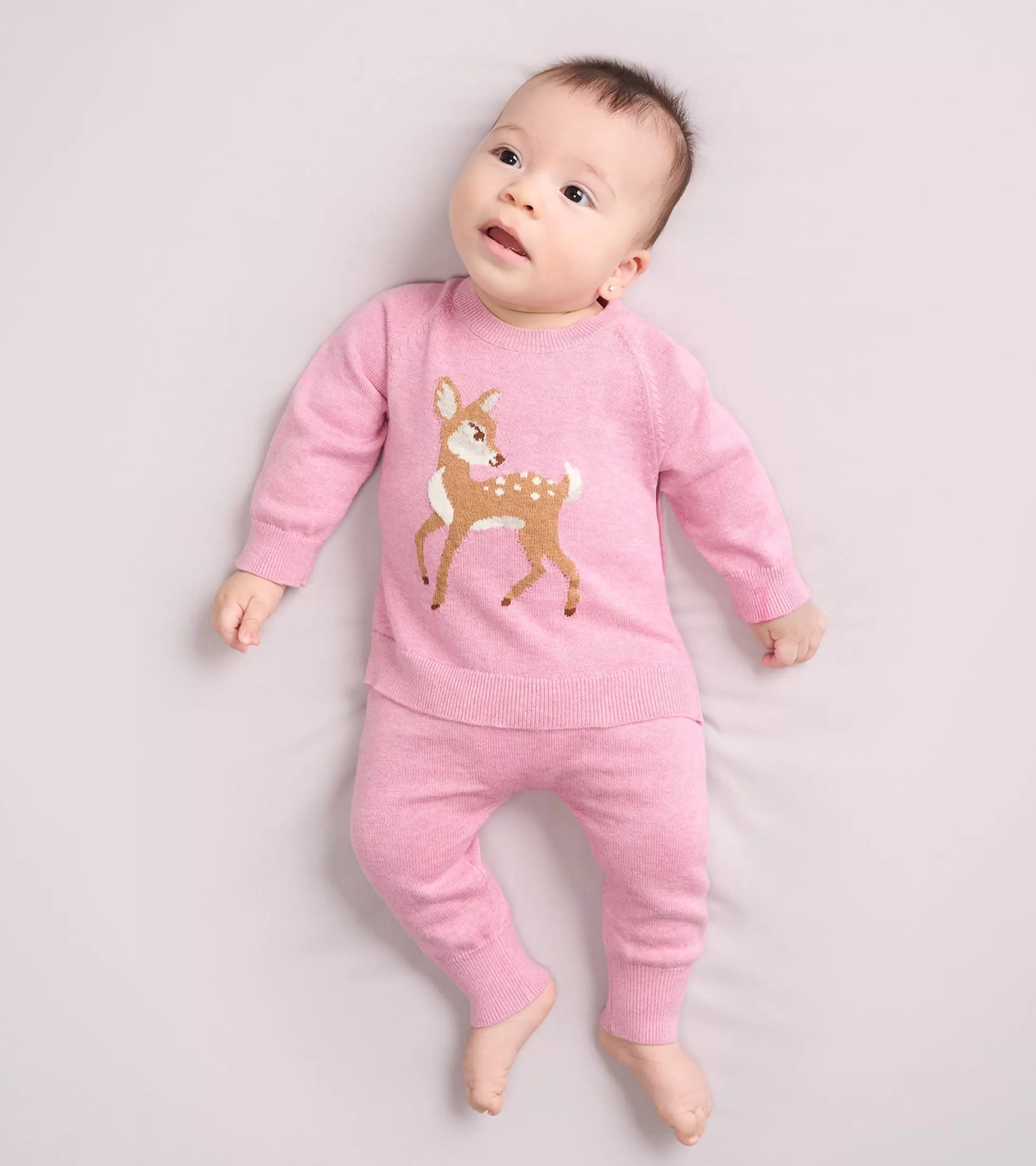 Hatley Baby Girls Baby Doe Pullover Sweater & Pants Online