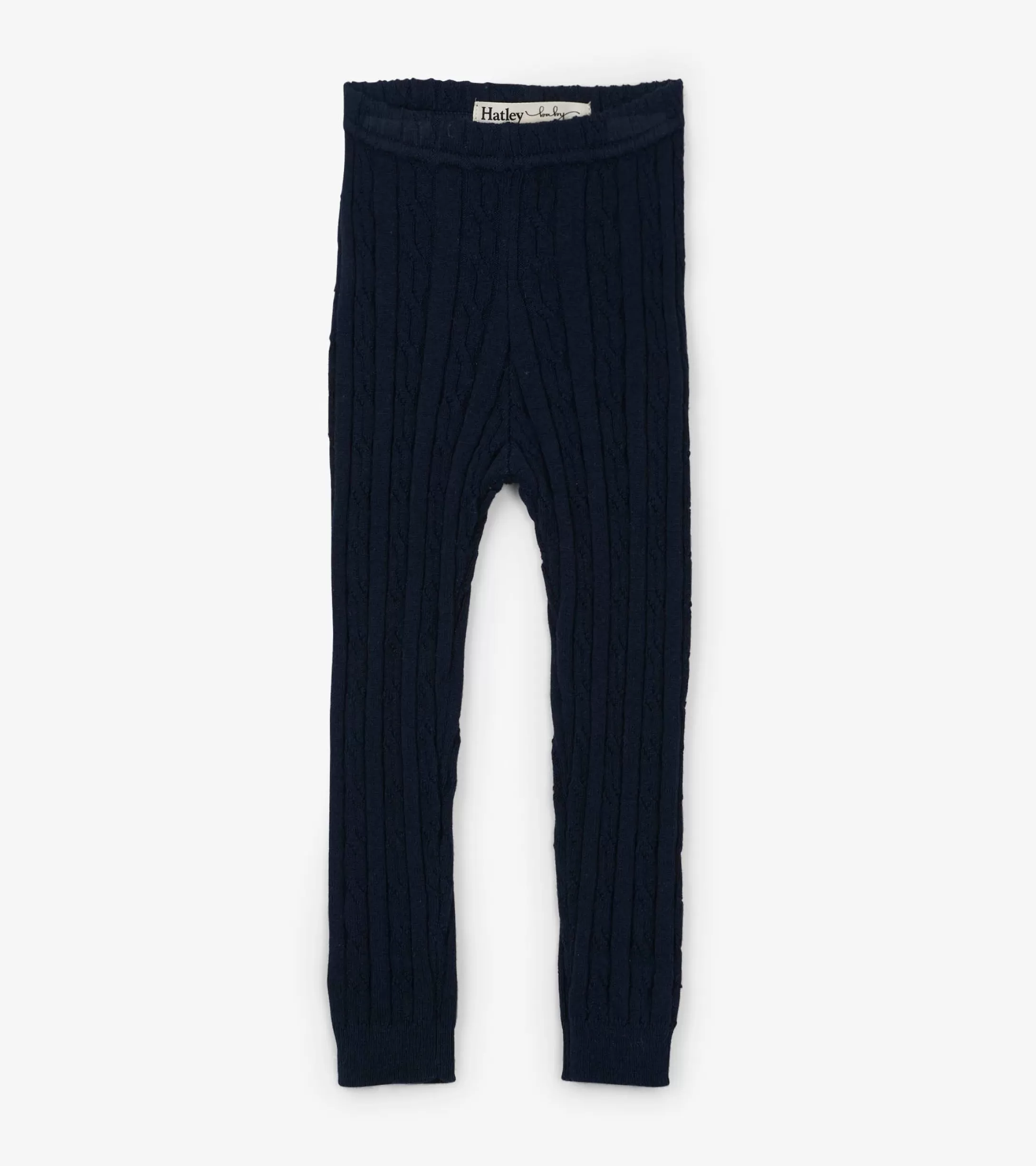 Hatley Baby Navy Cable Knit Leggings Discount