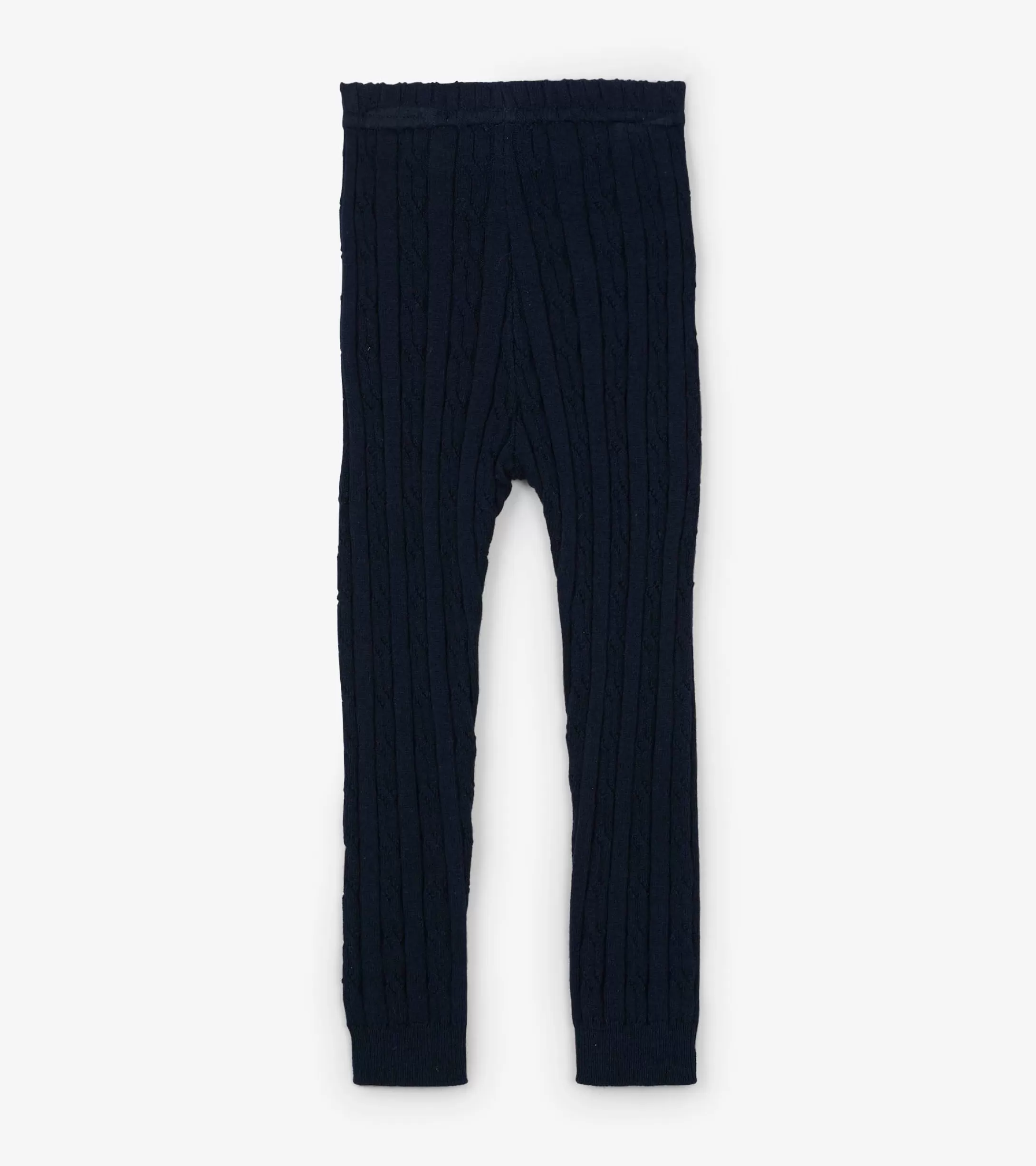 Hatley Baby Navy Cable Knit Leggings Discount