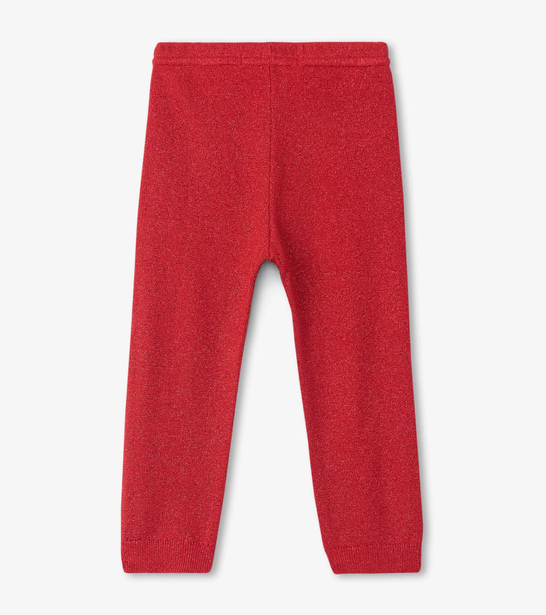 Hatley Baby Red Shimmer Cable Knit Leggings Discount