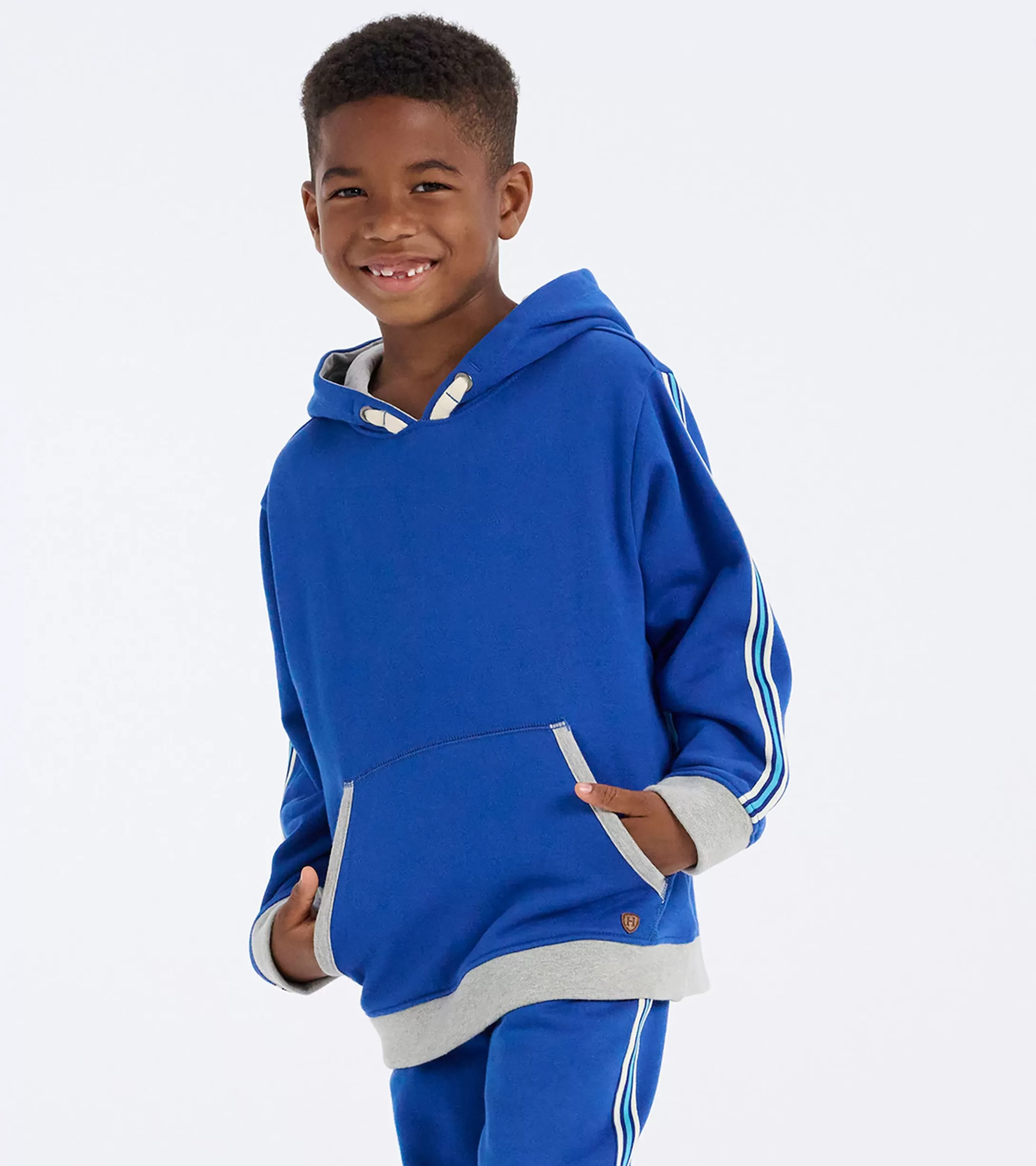 Hatley Boys Blue Pullover Terry Sweatshirt Cheap