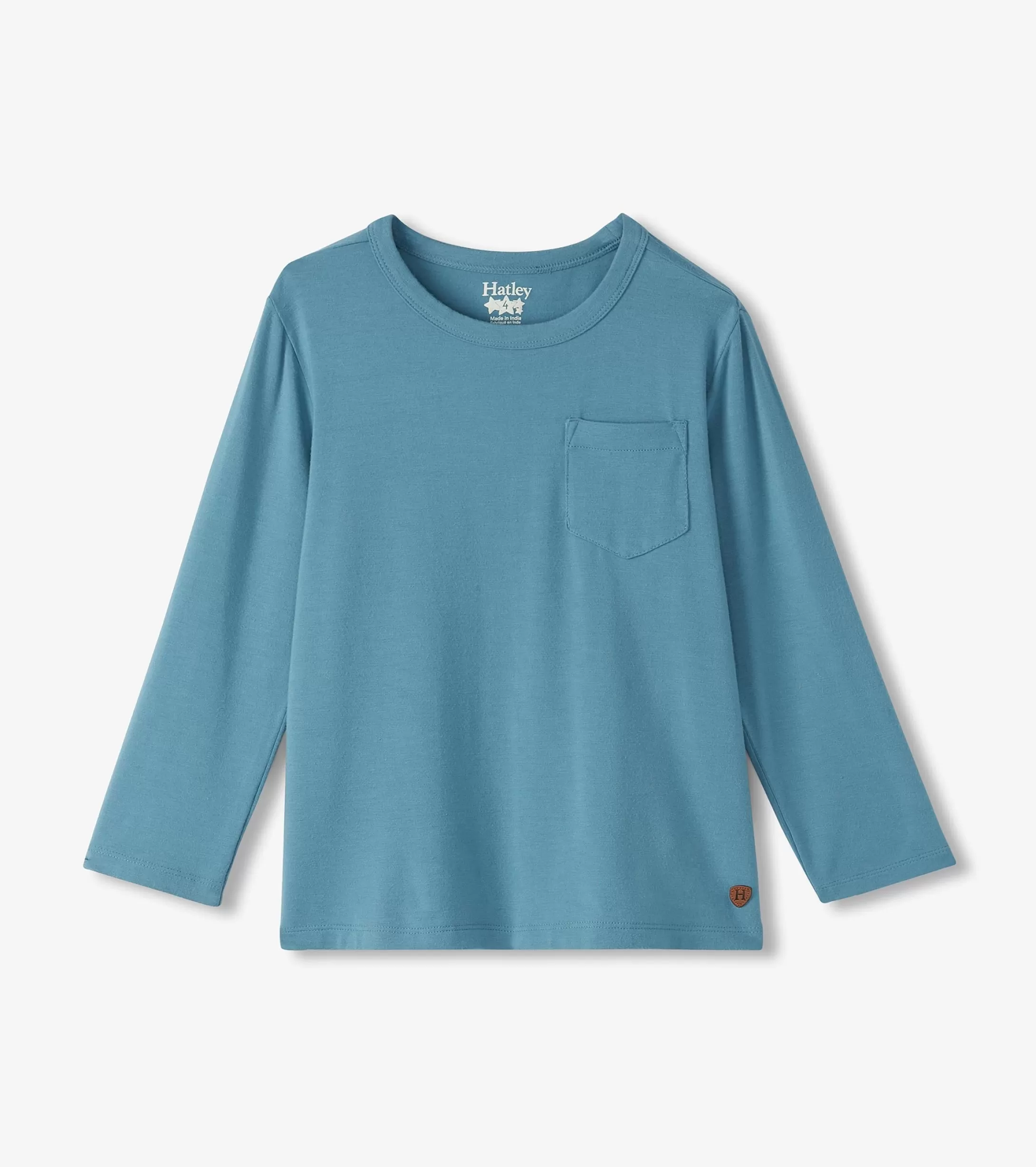 Hatley Boys Bluestone Long Sleeve Bamboo T-Shirt Hot