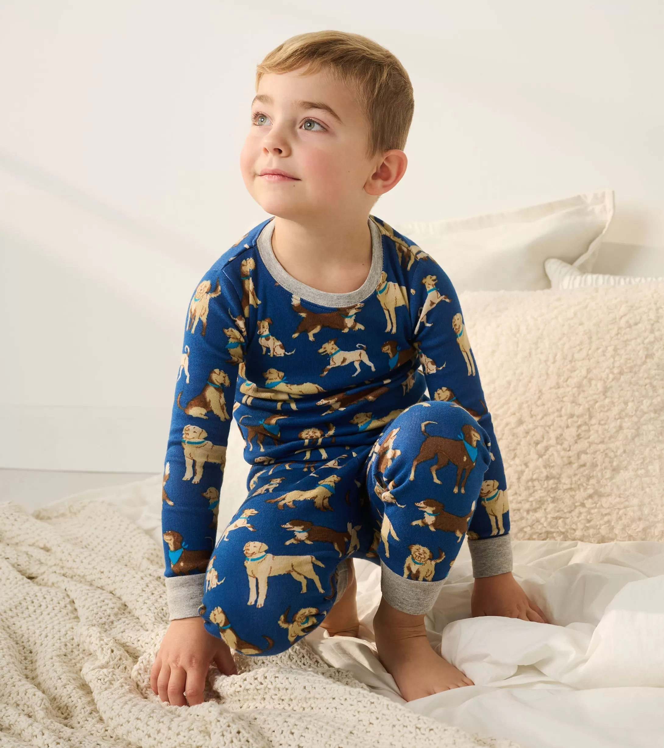 Hatley Boys Classic Dogs Organic Cotton Pajama Set Discount