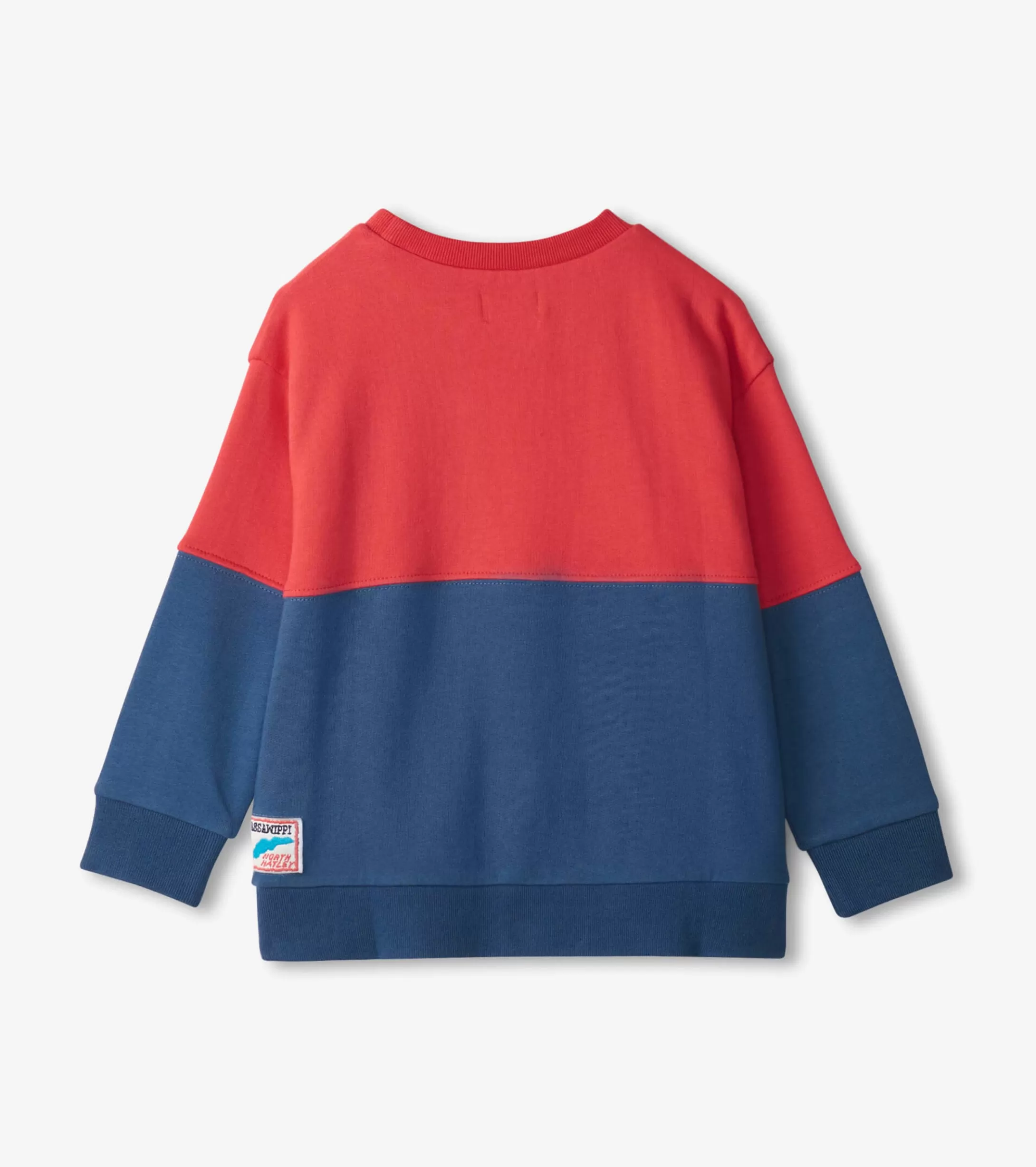 Hatley Boys Colour Block Anchor Pullover Sweatshirt Cheap