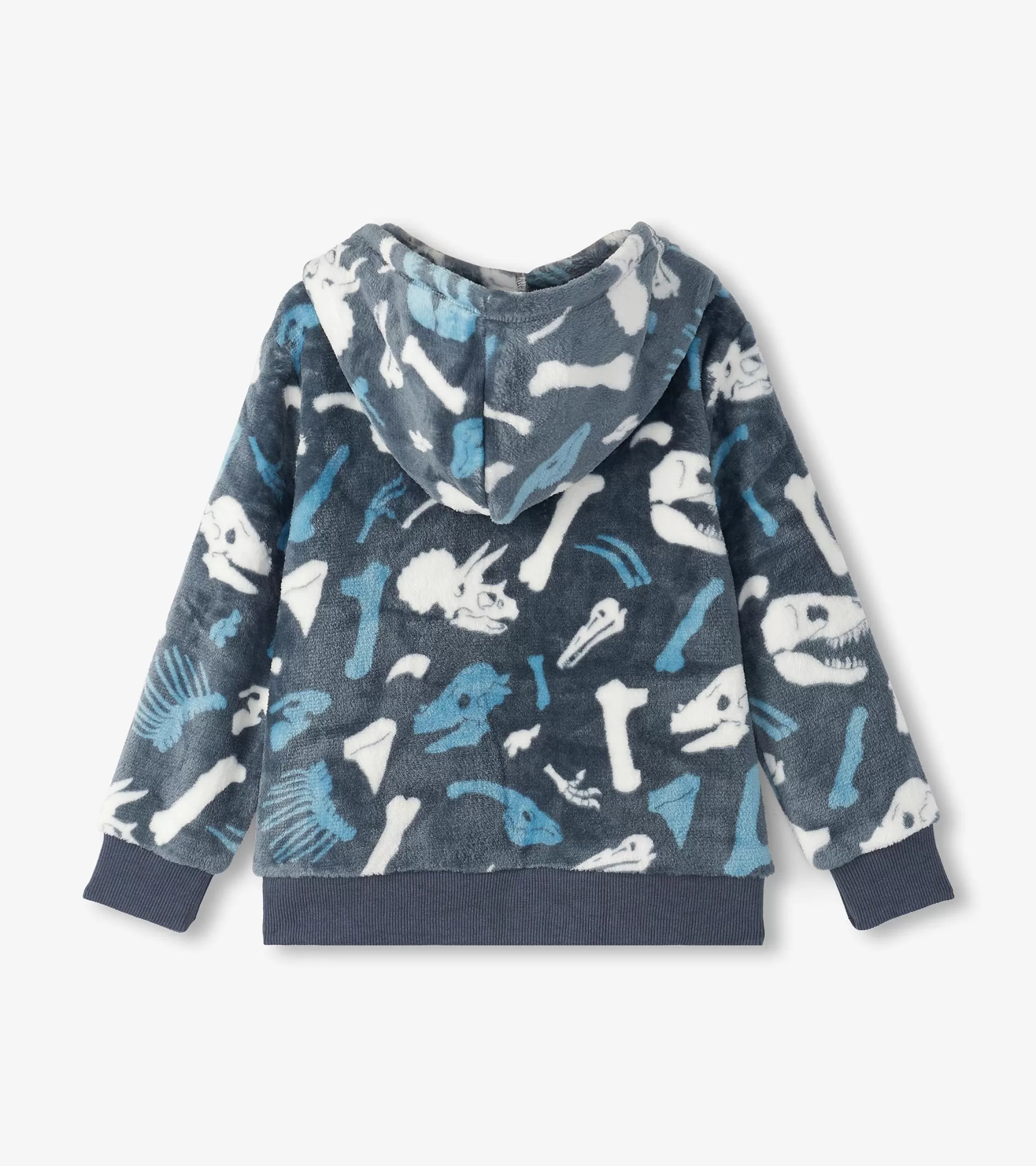 Hatley Boys Dino Fossils Fleece Zip-Up Hoodie Clearance