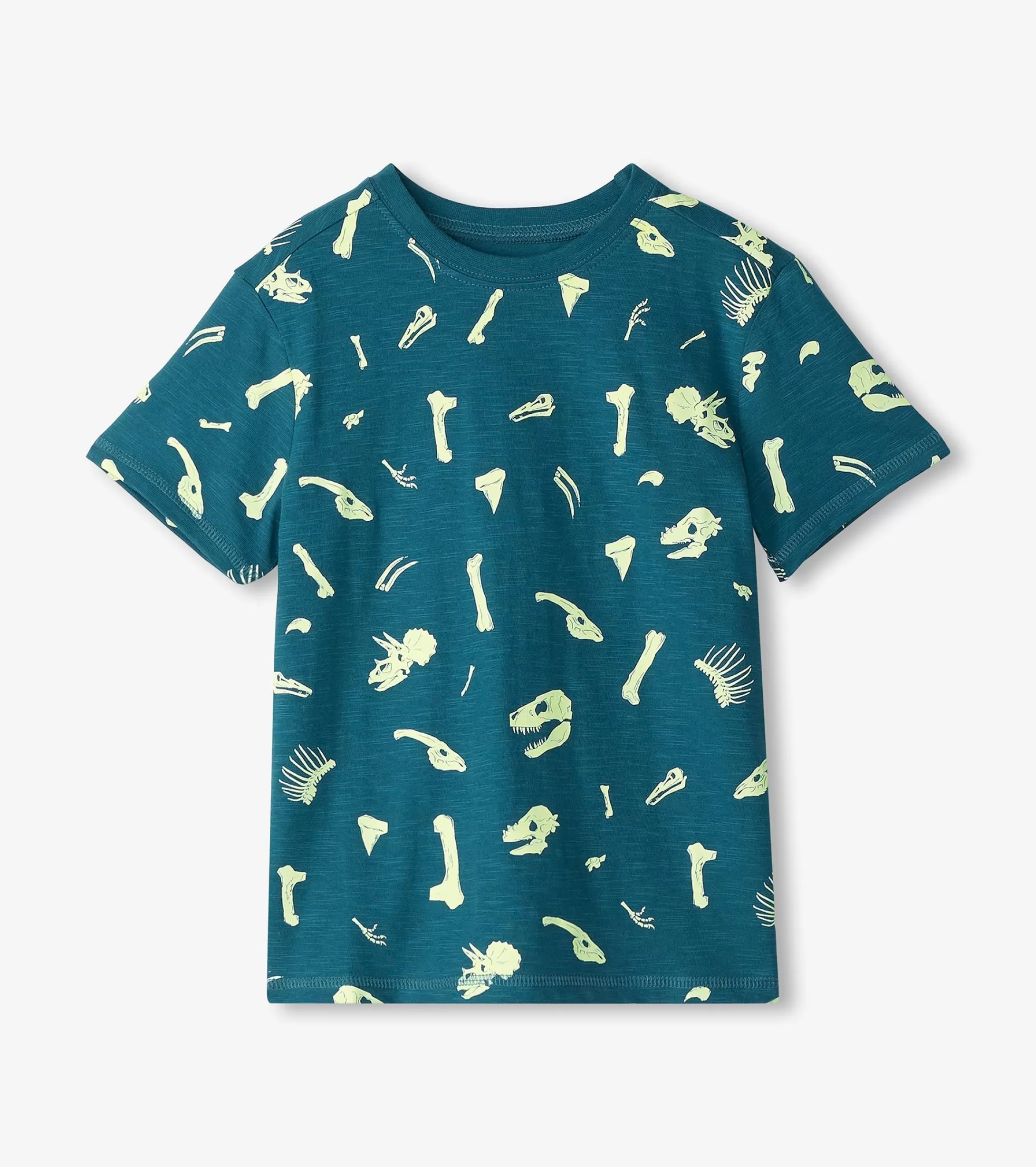 Hatley Boys Dino Fossils Glow in the Dark Graphic Tee Discount