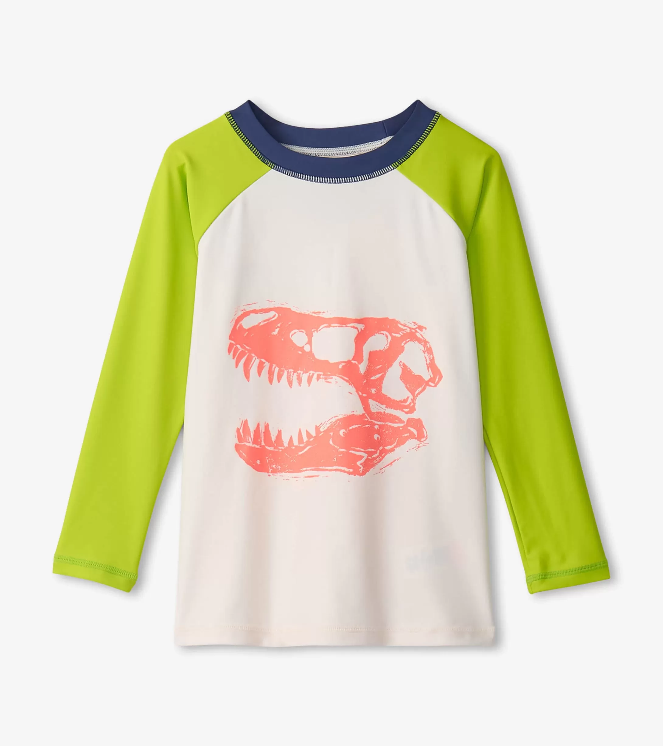 Hatley Boys Dino Skull Long Sleeve Rashguard Flash Sale