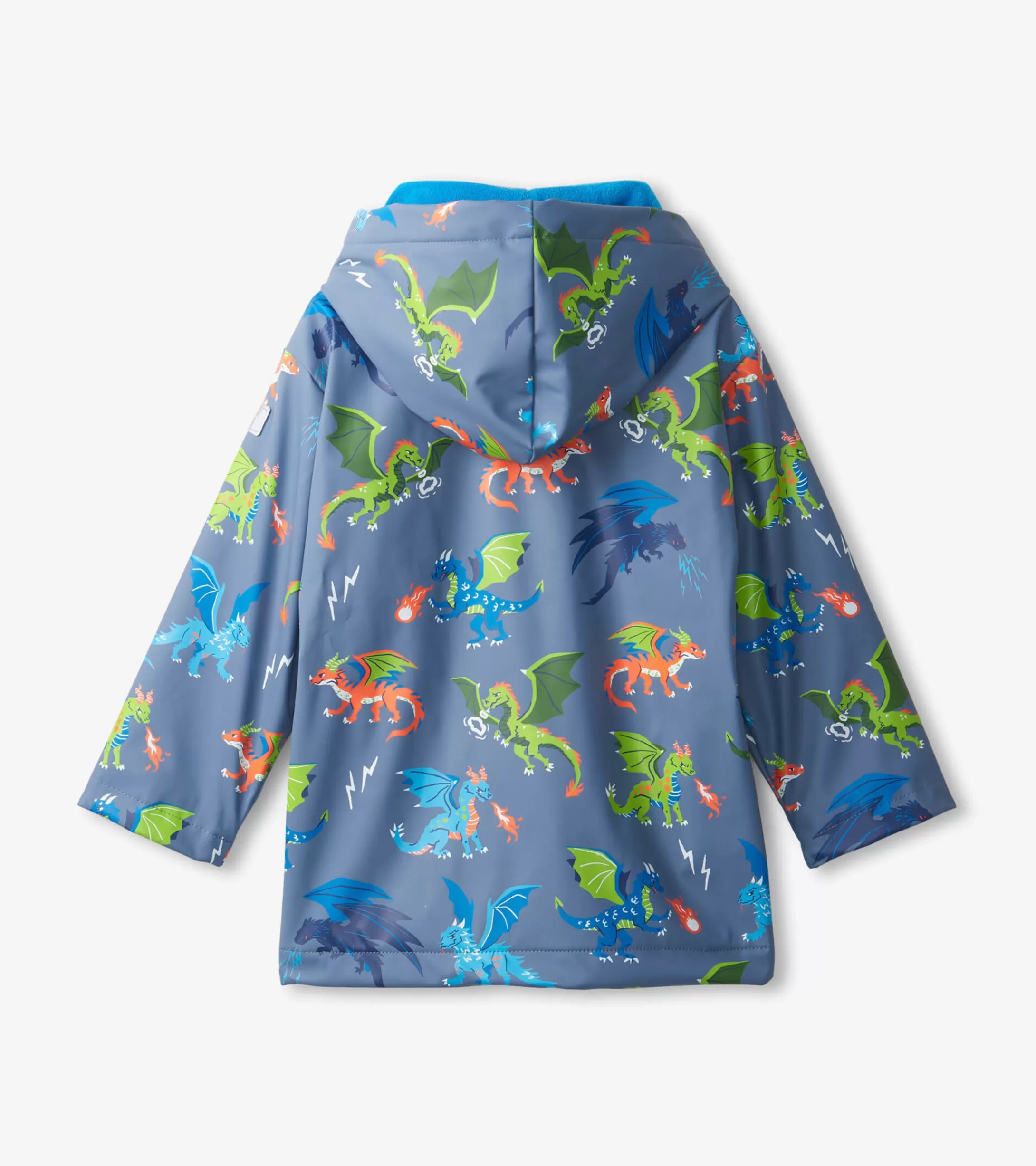 Hatley Boys Dragon Realm Button-Up Rain Jacket Flash Sale