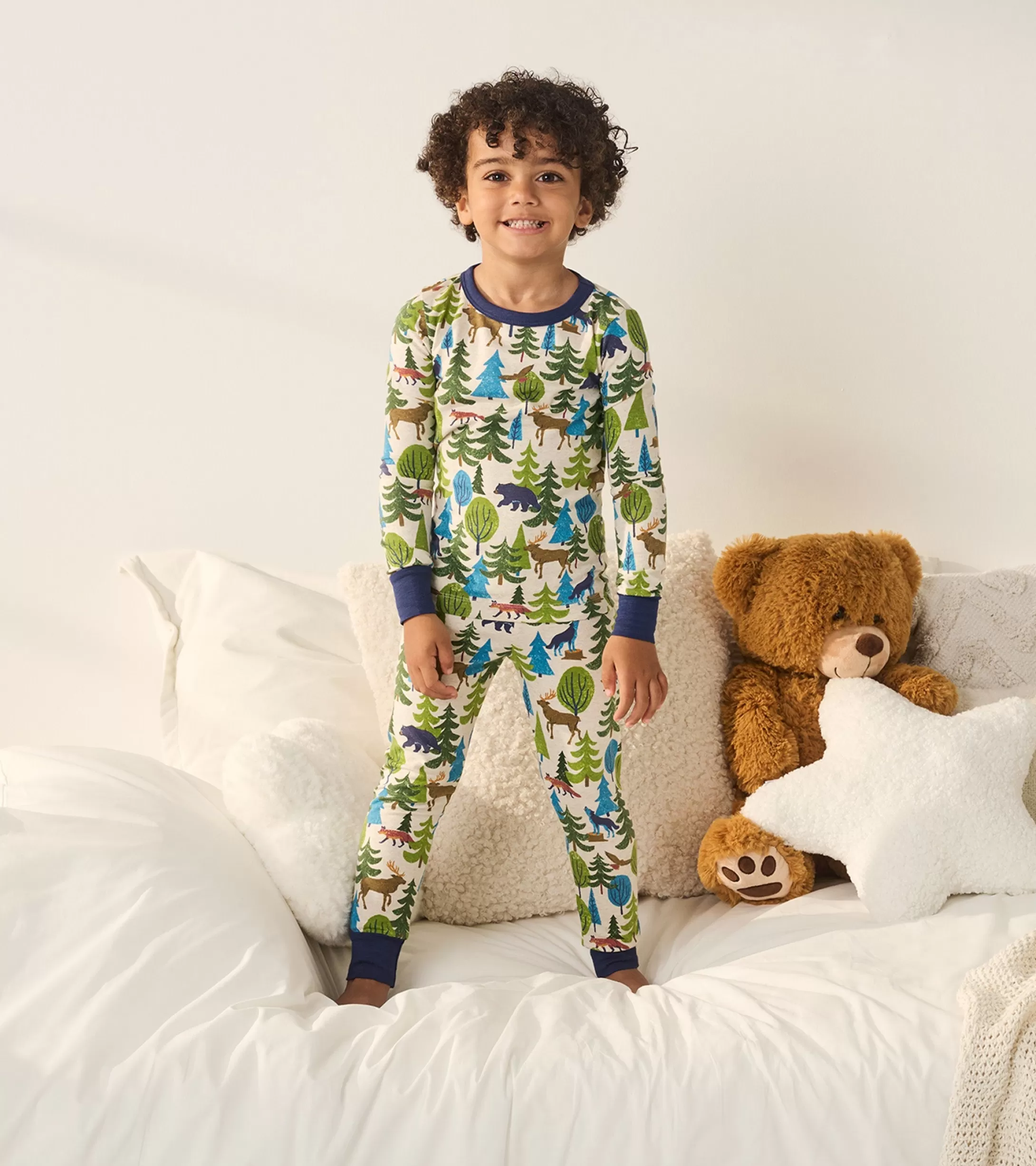 Hatley Boys Forest Scene Pajama Set Best Sale