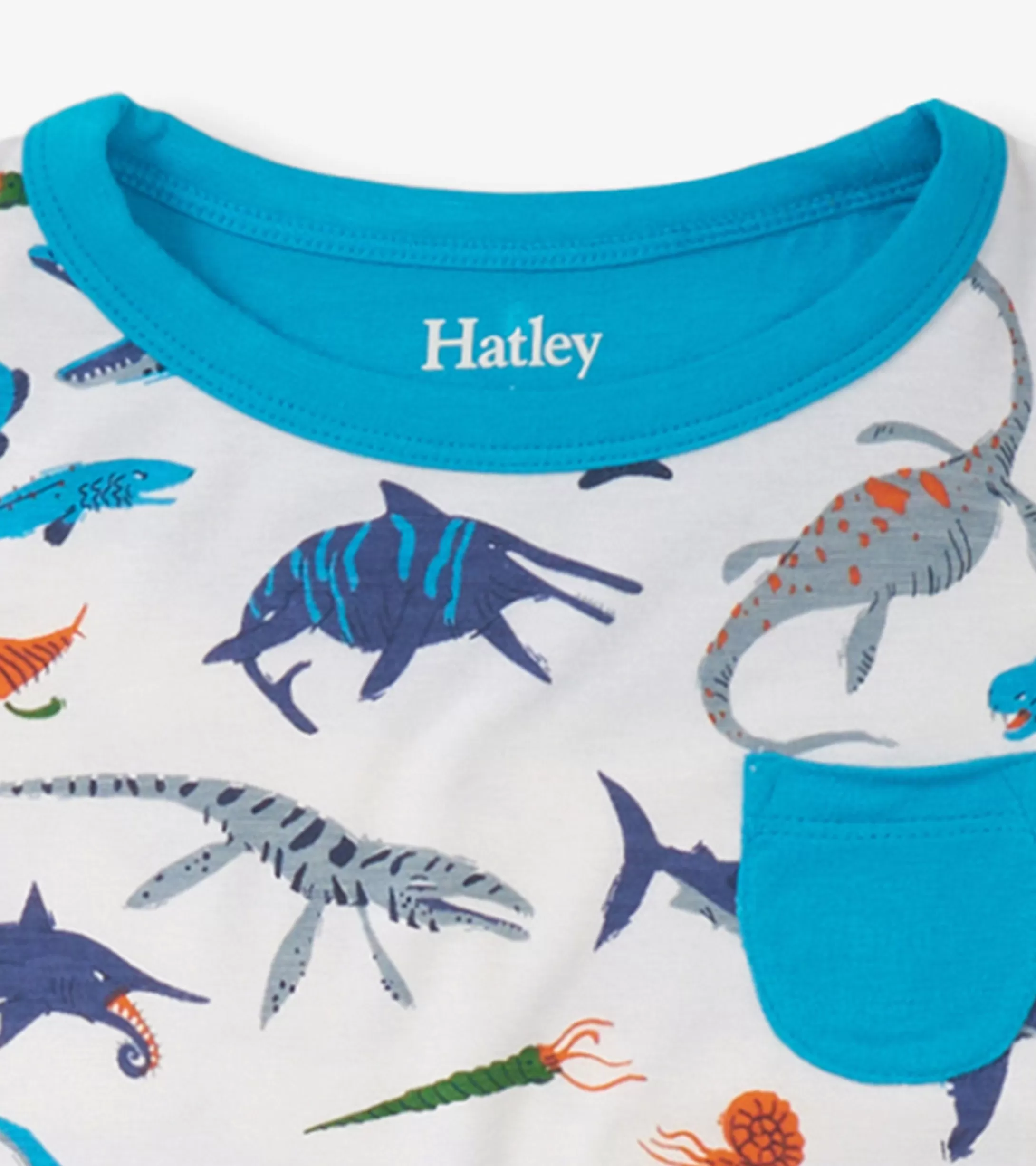 Hatley Boys Prehistoric Marine Bamboo Short Pajama Set Sale