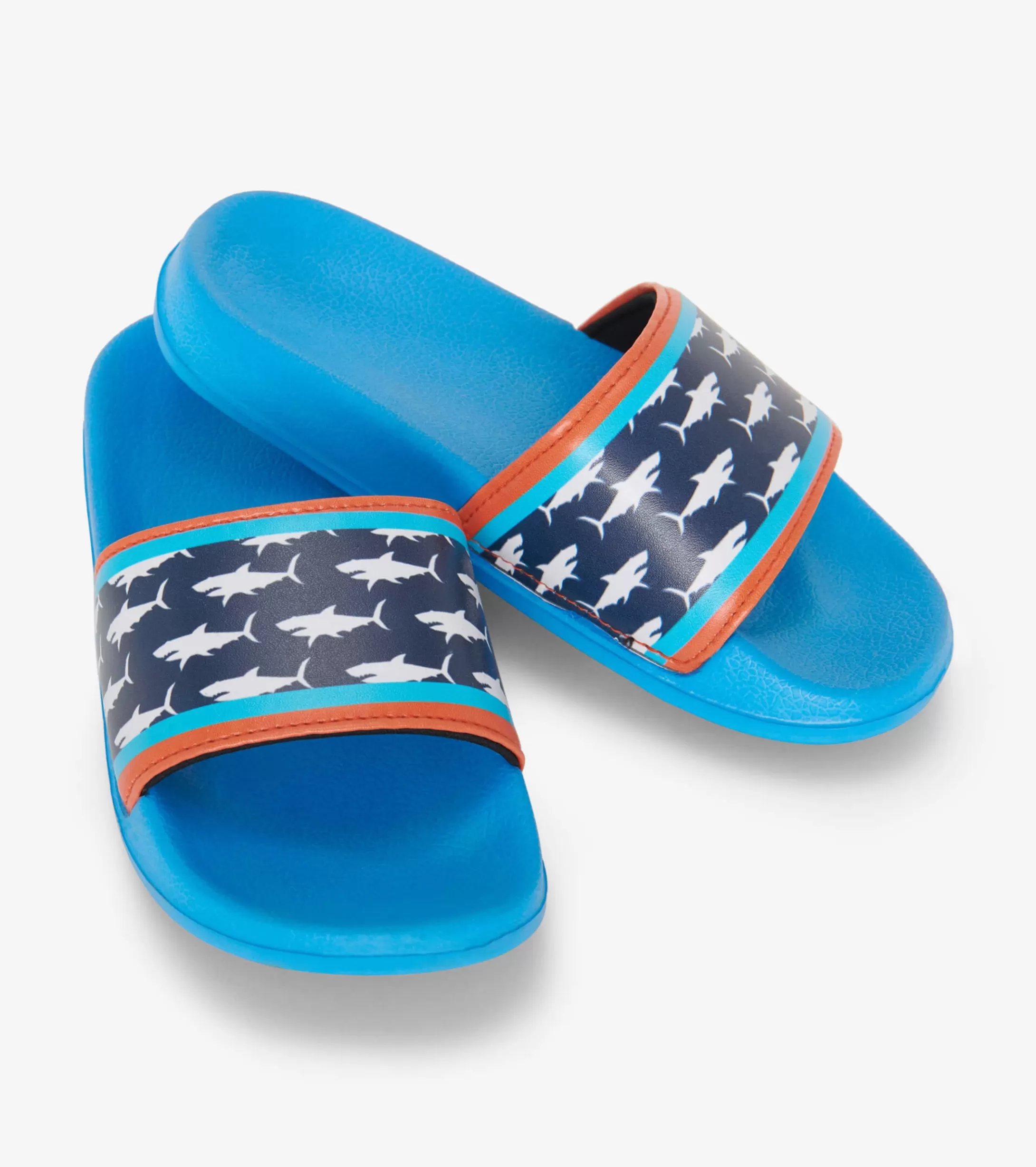 Hatley Boys Printed Sharks Slides Store