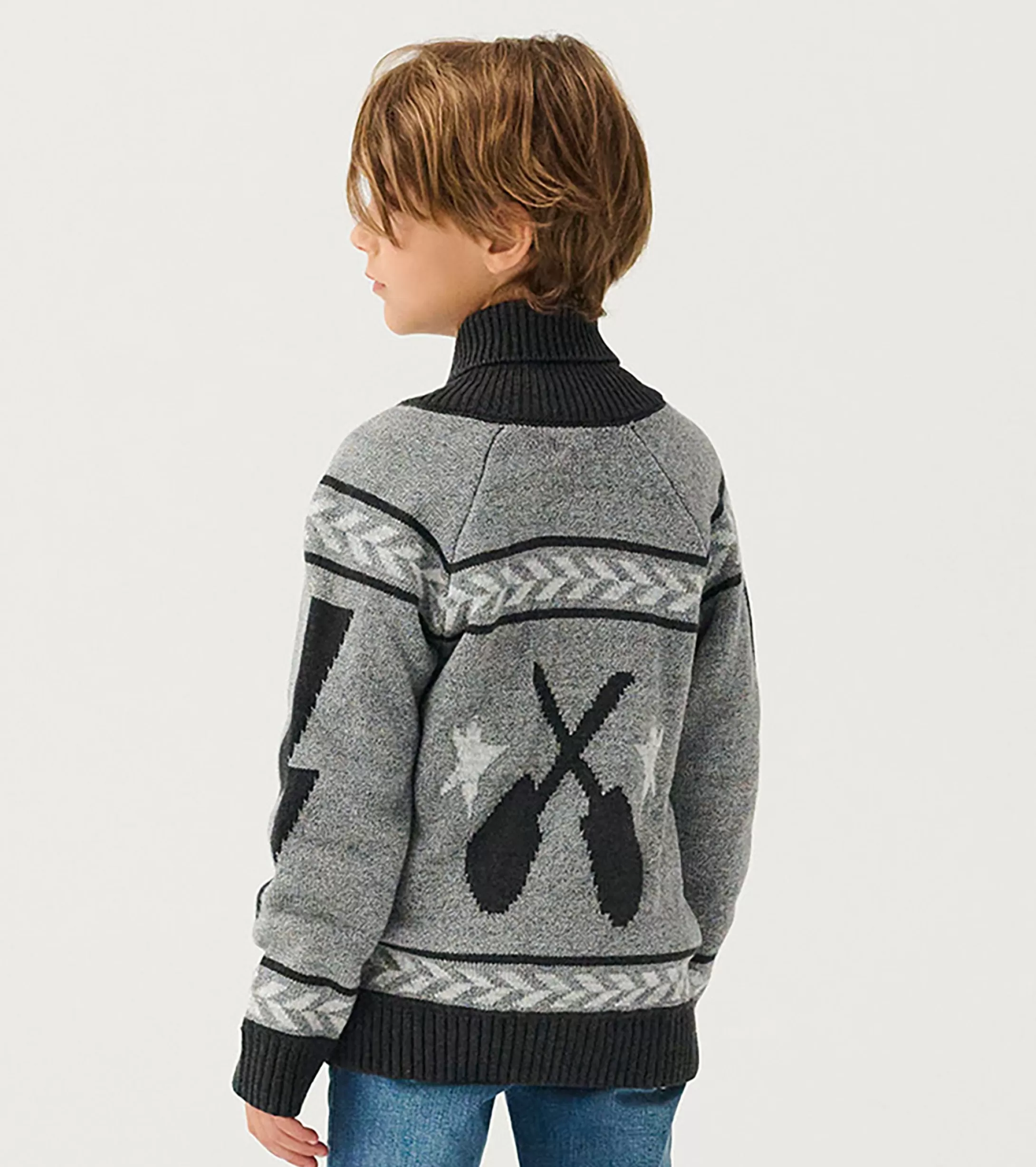 Hatley Boys Rock & Roll Shawl Collar Cardigan Hot