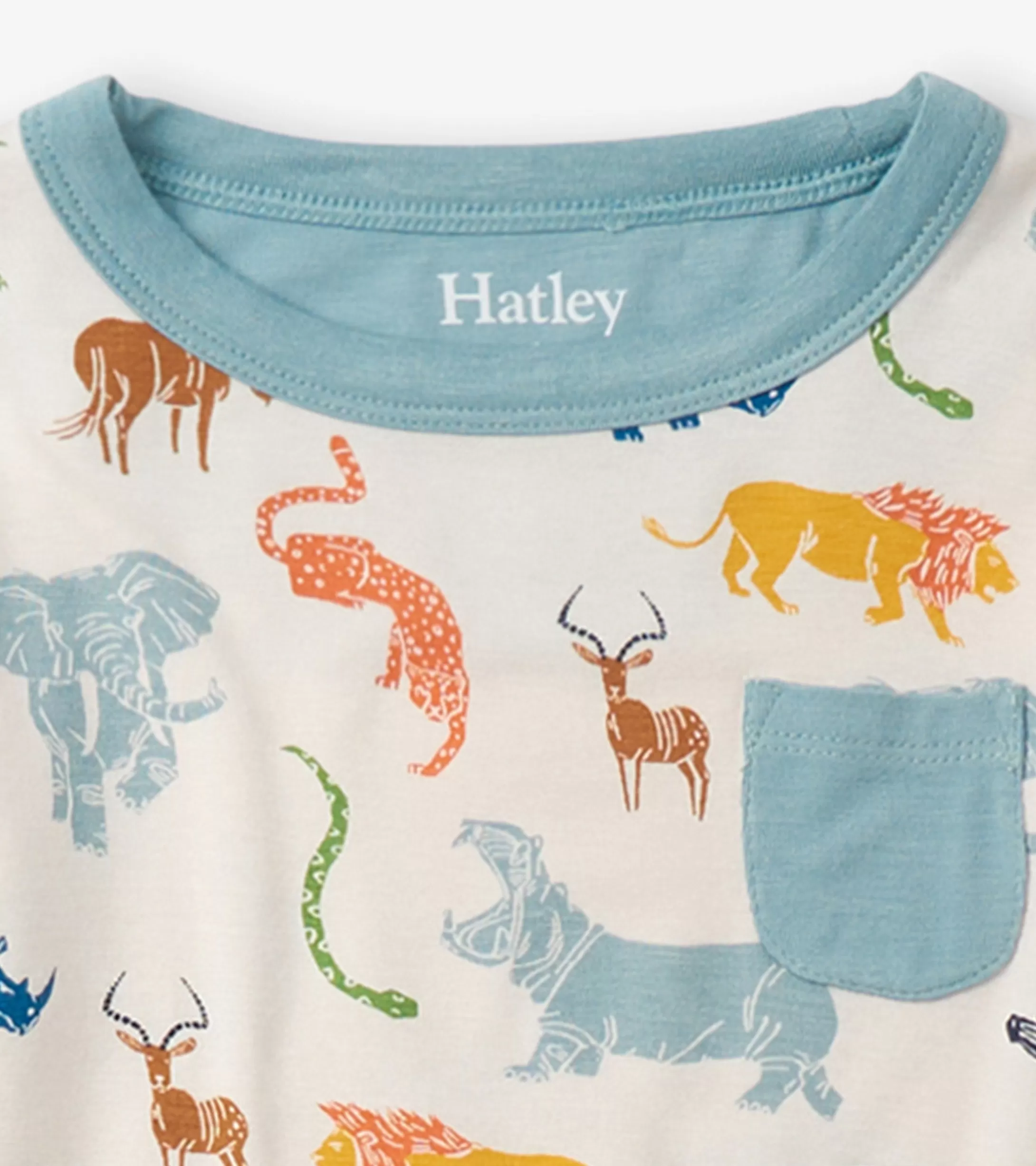 Hatley Boys Scratchy Safari Bamboo Pajama Set Cheap