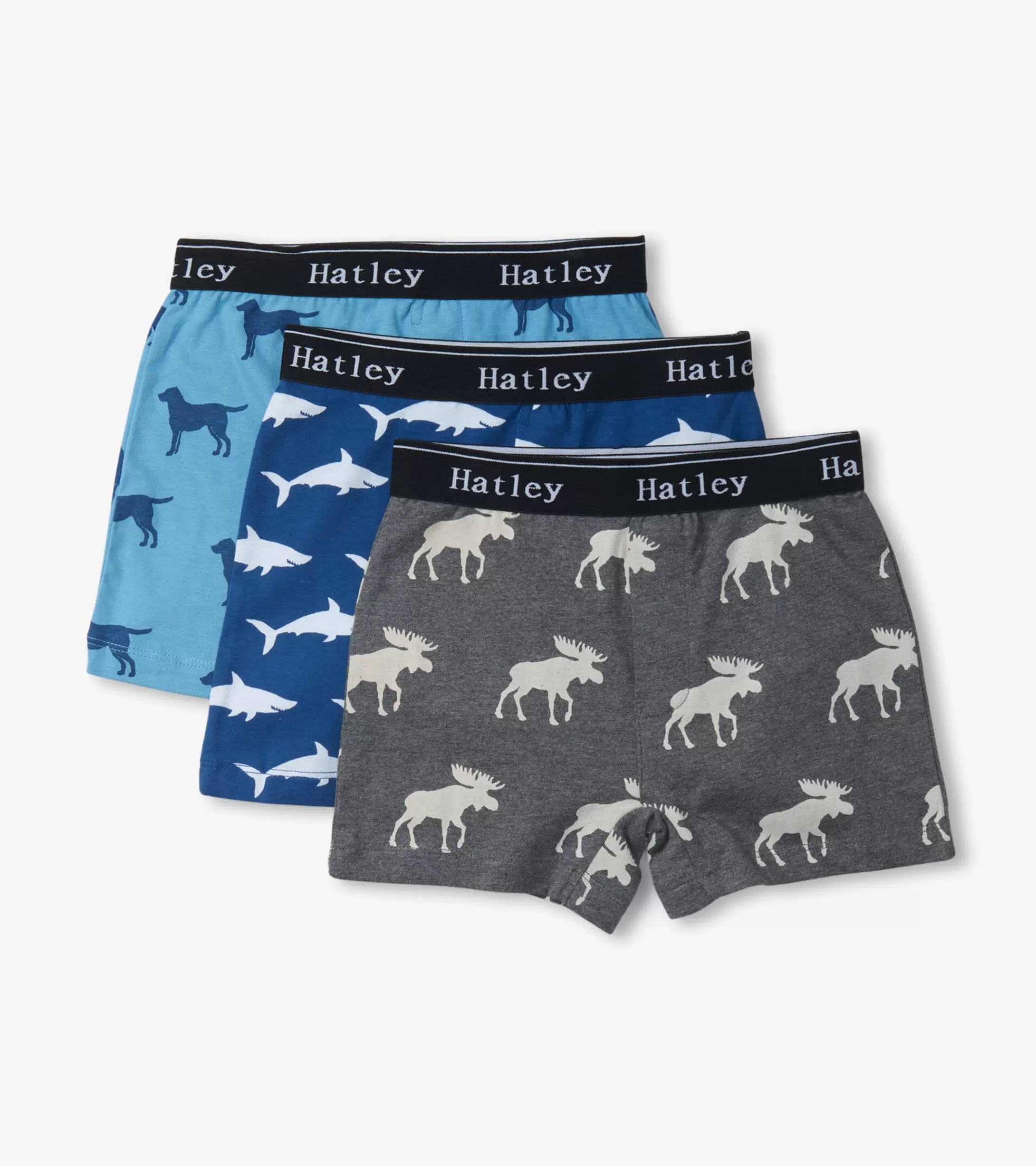 Hatley Boys Silhouette Animals 3 Pack Boxer Briefs Cheap