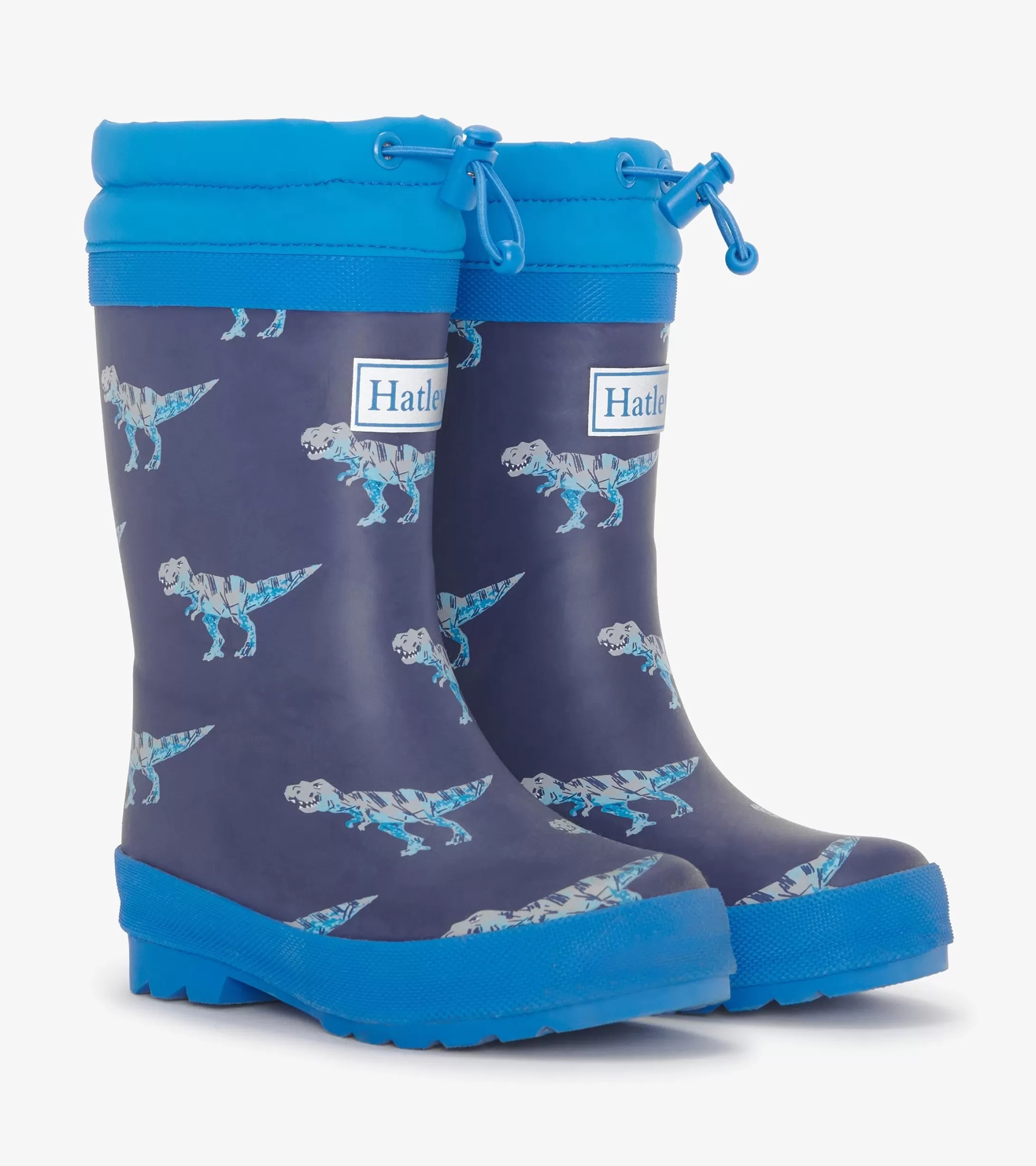 Hatley Boys T-Rex Attack Sherpa Lined Rain Boots Flash Sale