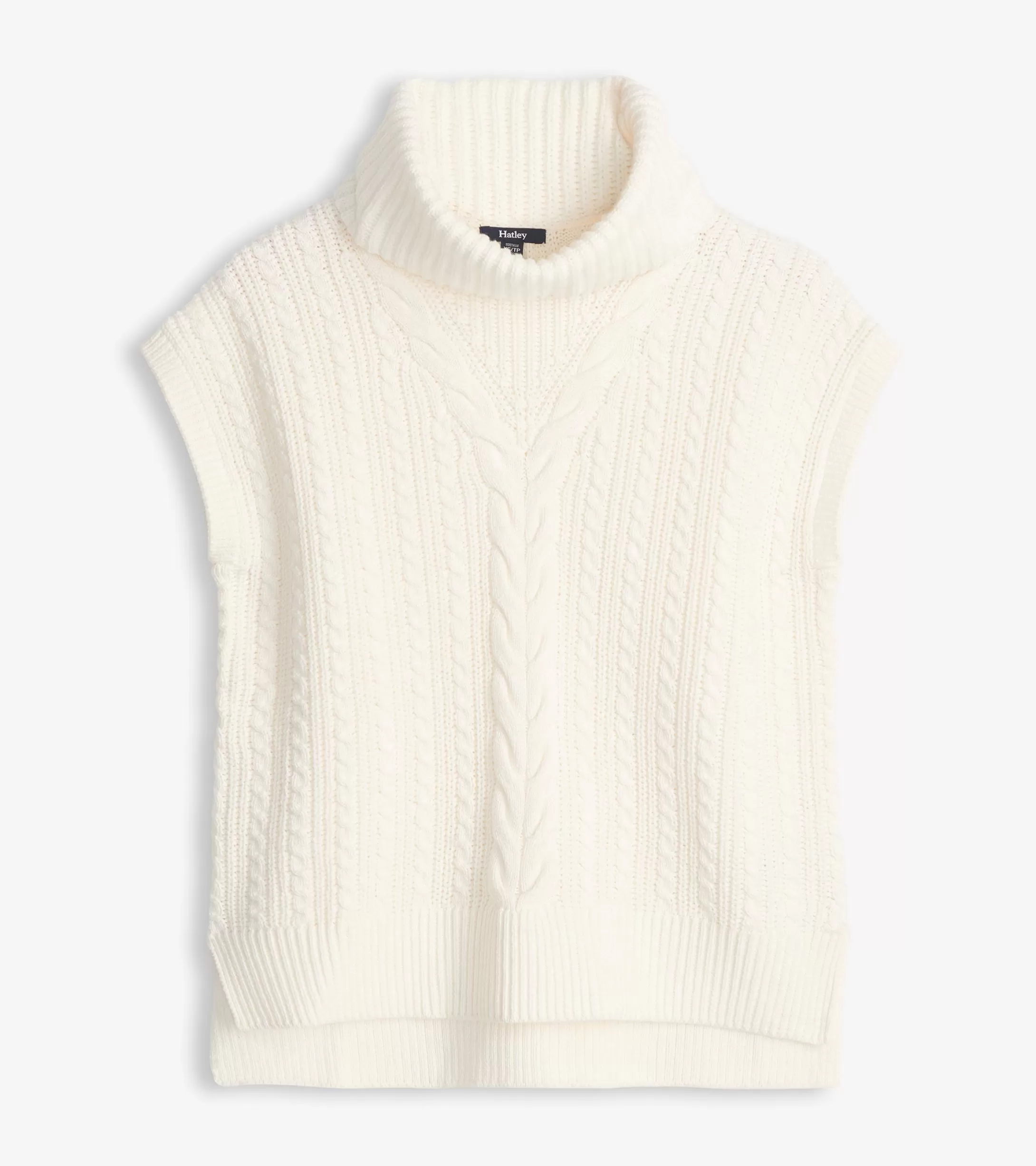 Hatley Cable Knit Vest - Winter White Hot