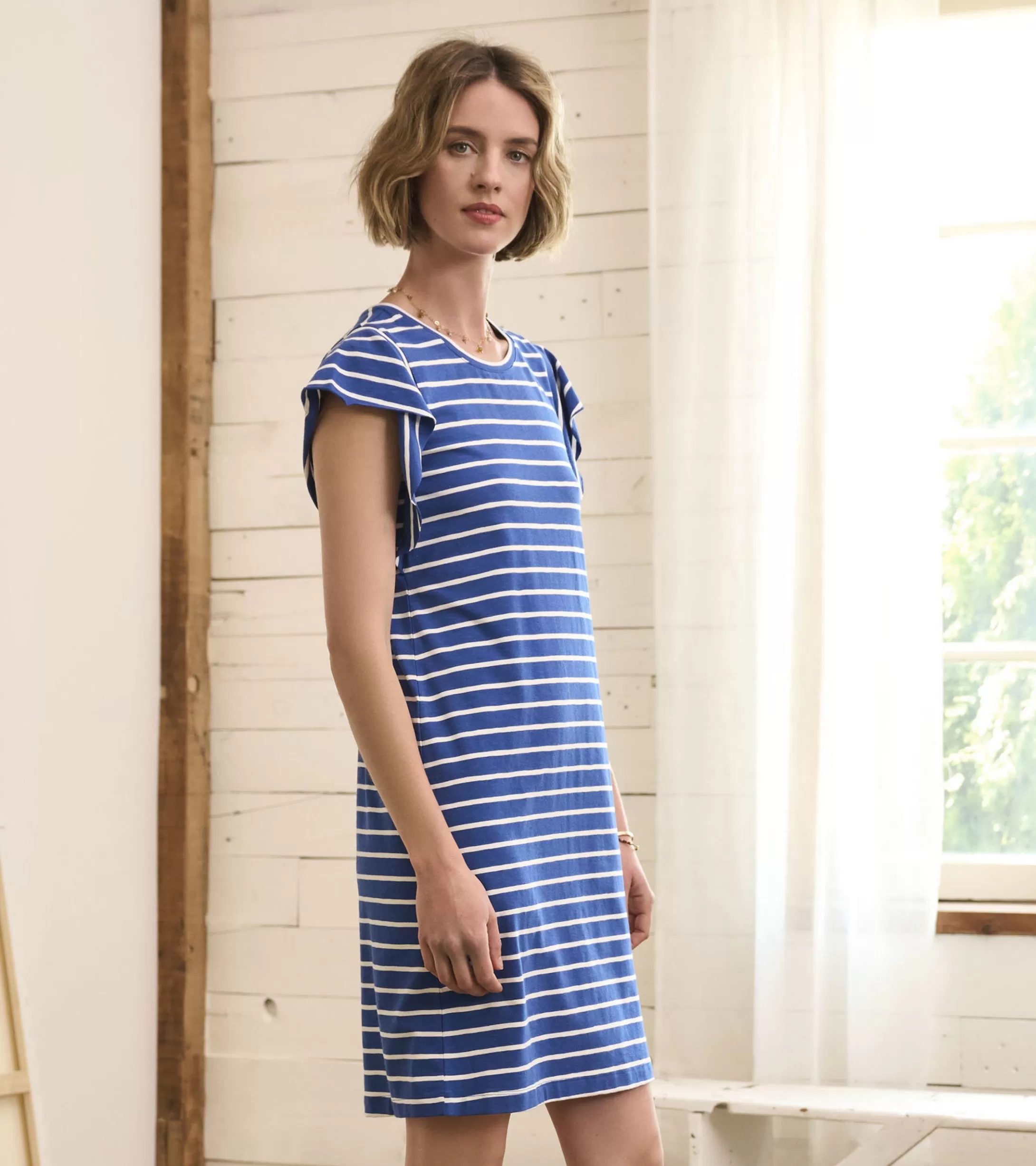 Hatley Carlie Dress - Blue Quartz Stripes Discount