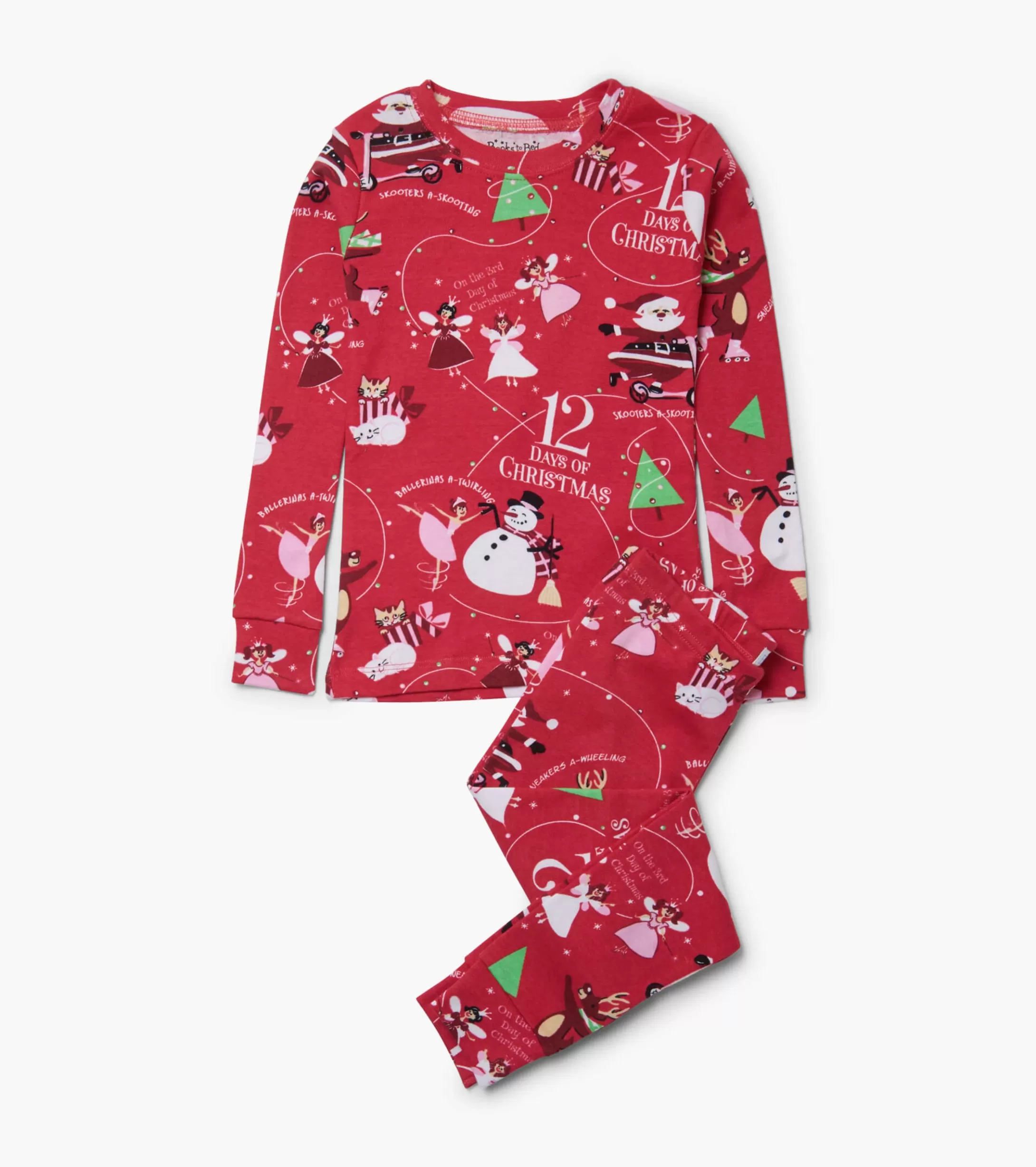 Hatley 12 Days of Christmas Red Pajama Set Discount