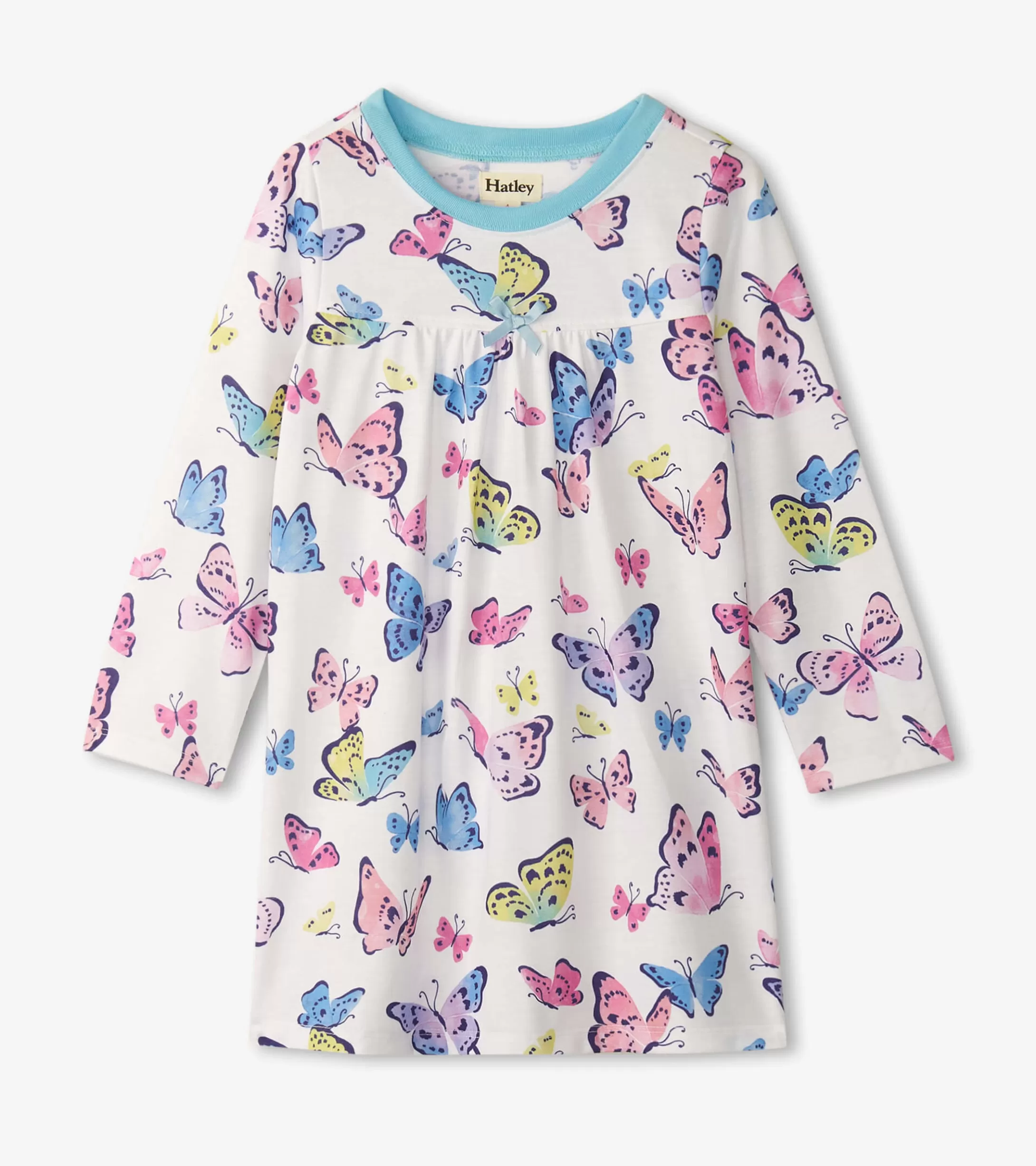 Hatley Girls Big Butterflies Long Sleeve Nightgown Shop