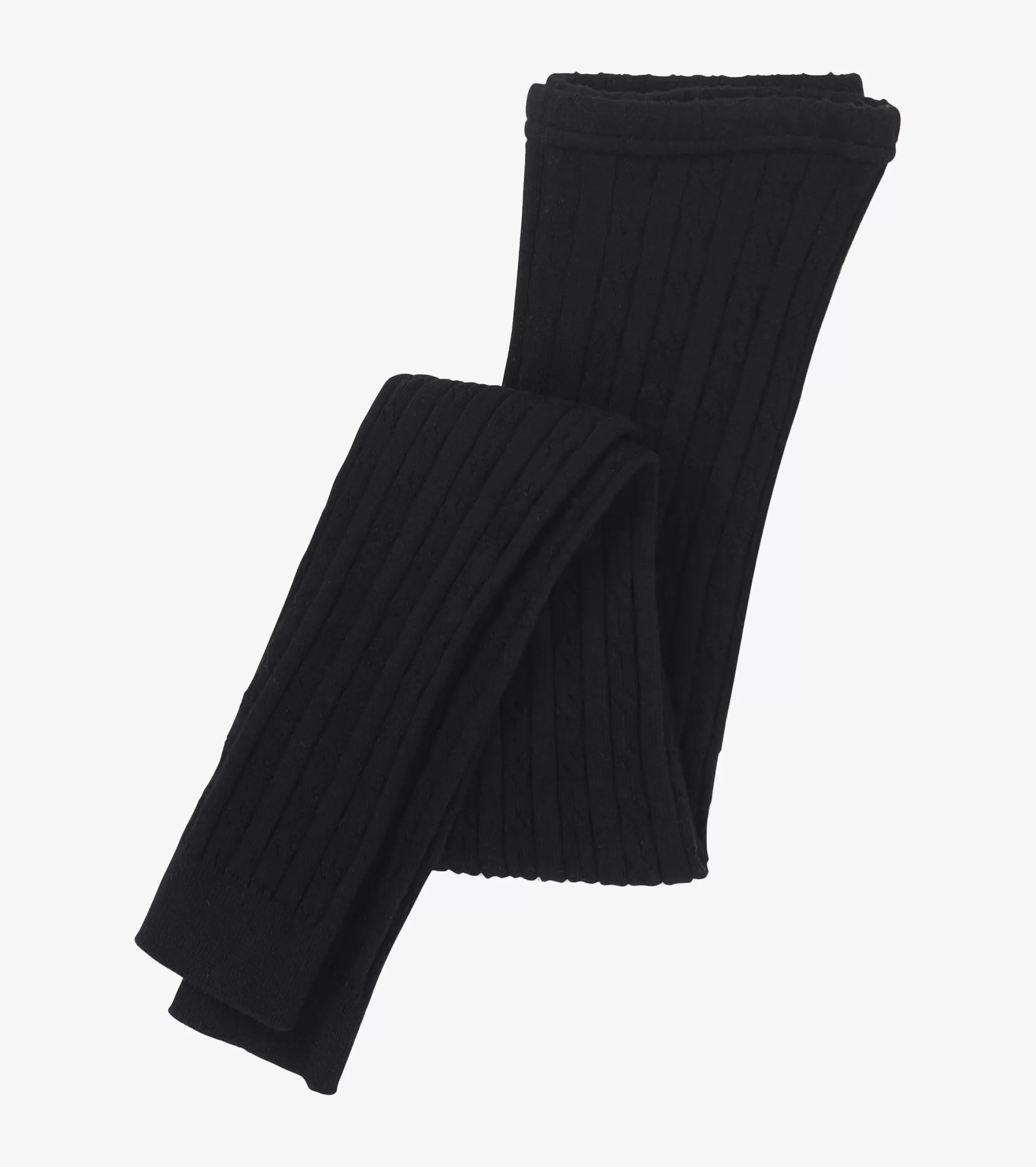 Hatley Girls Black Cable Knit Leggings Best Sale