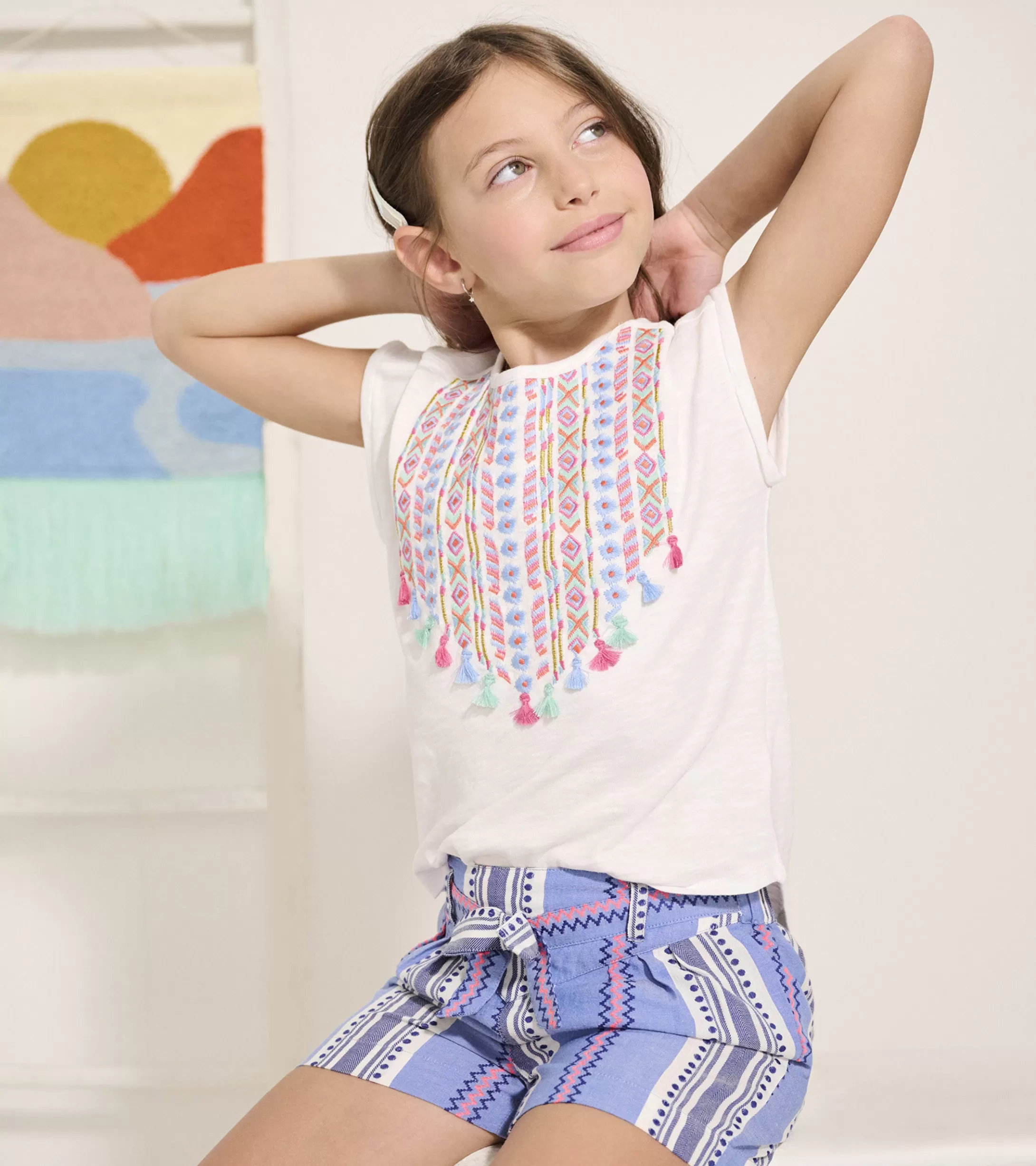 Hatley Girls Boho Relaxed Relaxed T-Shirt Online