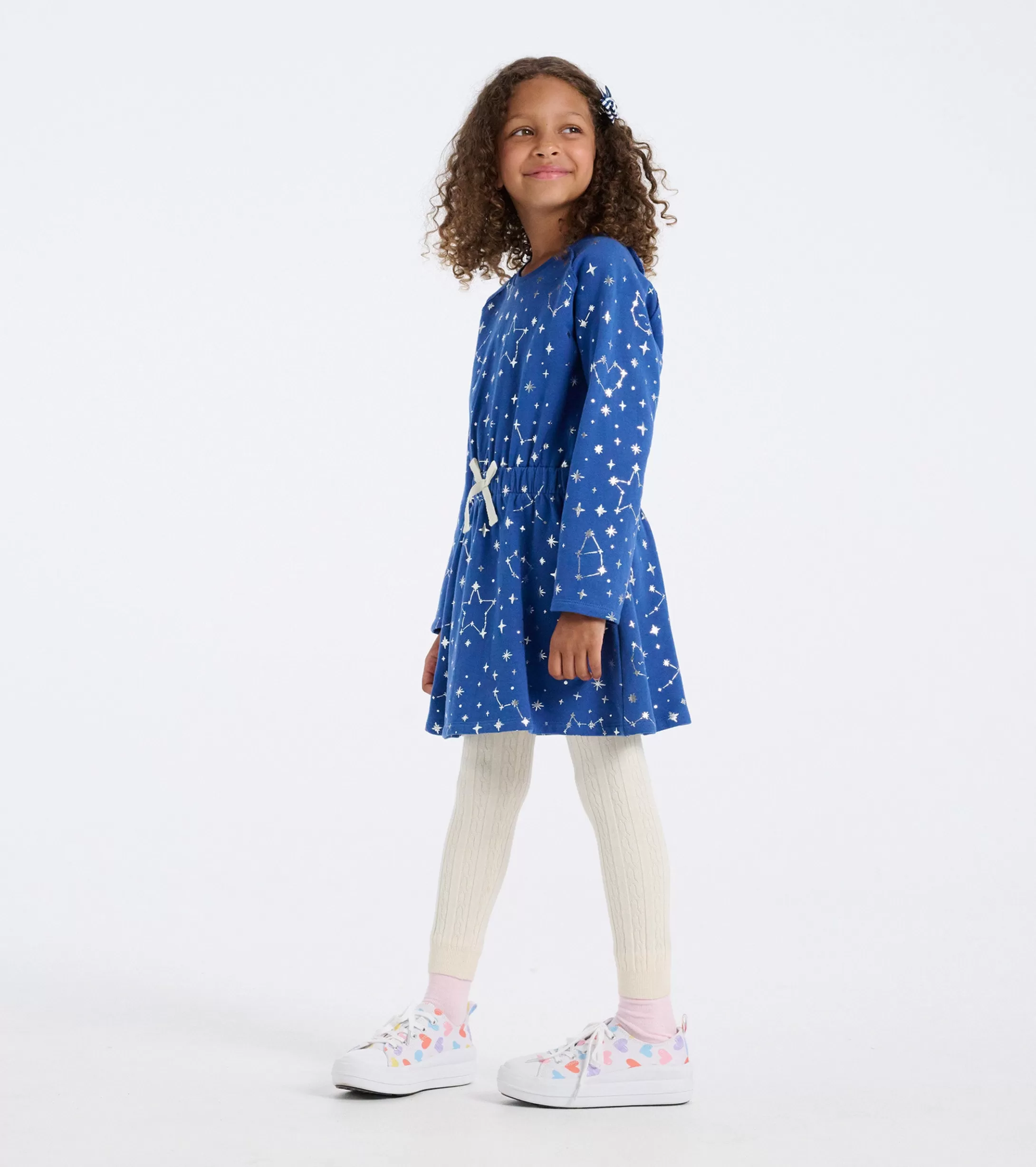 Hatley Girls Constellations Waist Terry Dress Best Sale