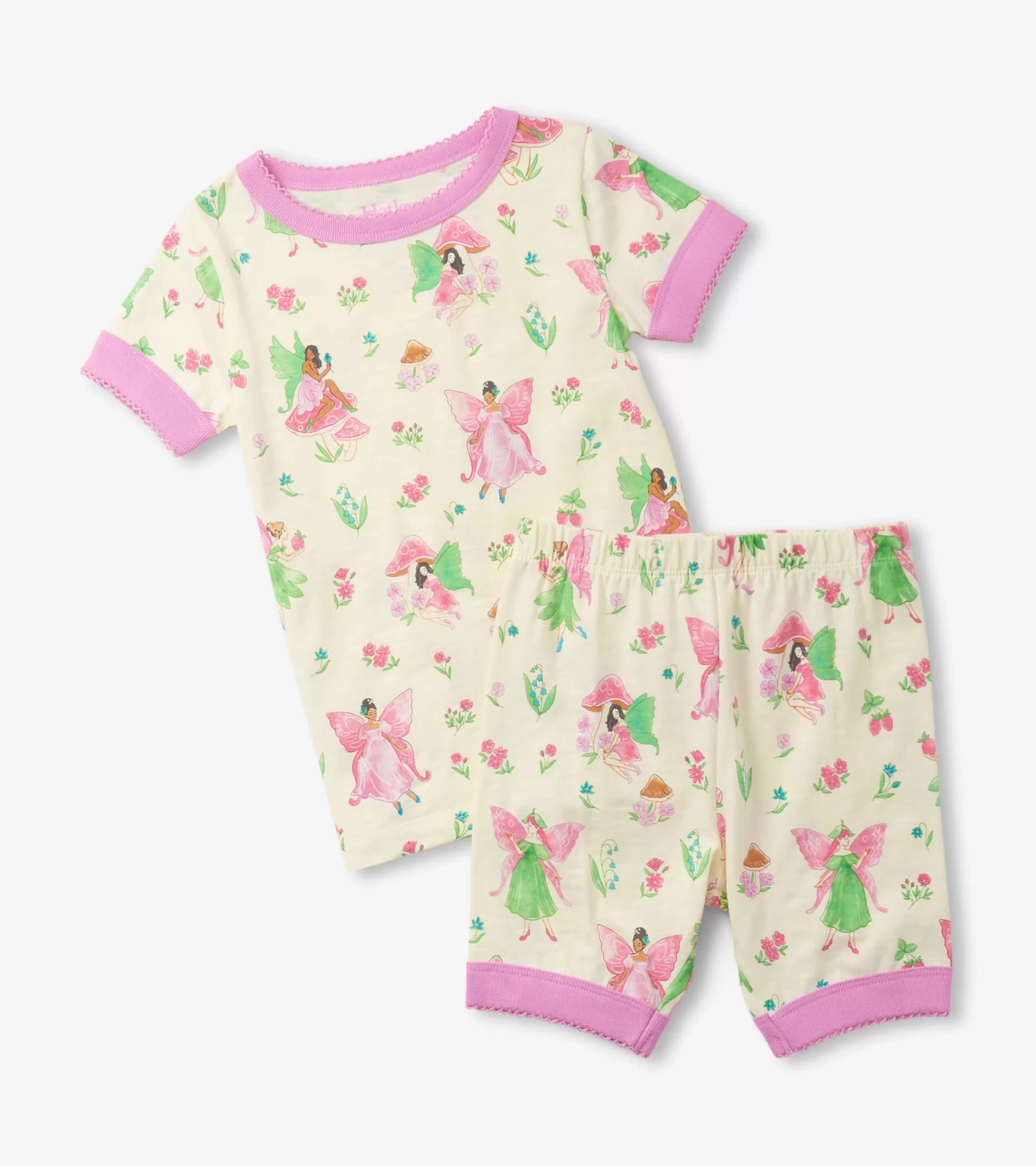 Hatley Girls Forest Fairies Short Pajama Set Outlet