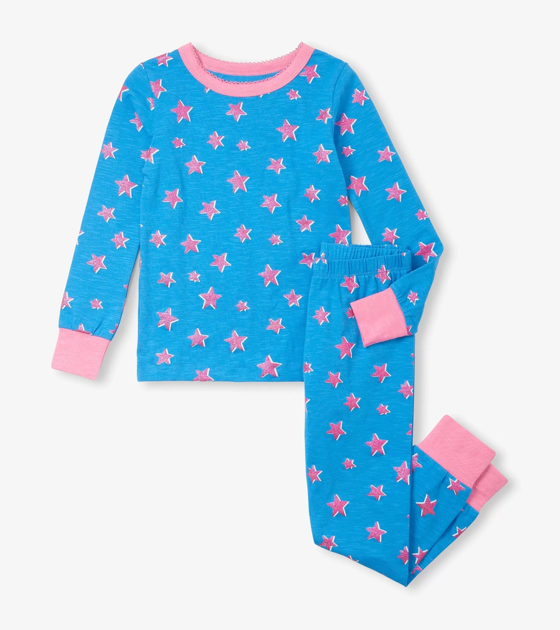 Hatley Girls Glitter Stars Pajama Set Online