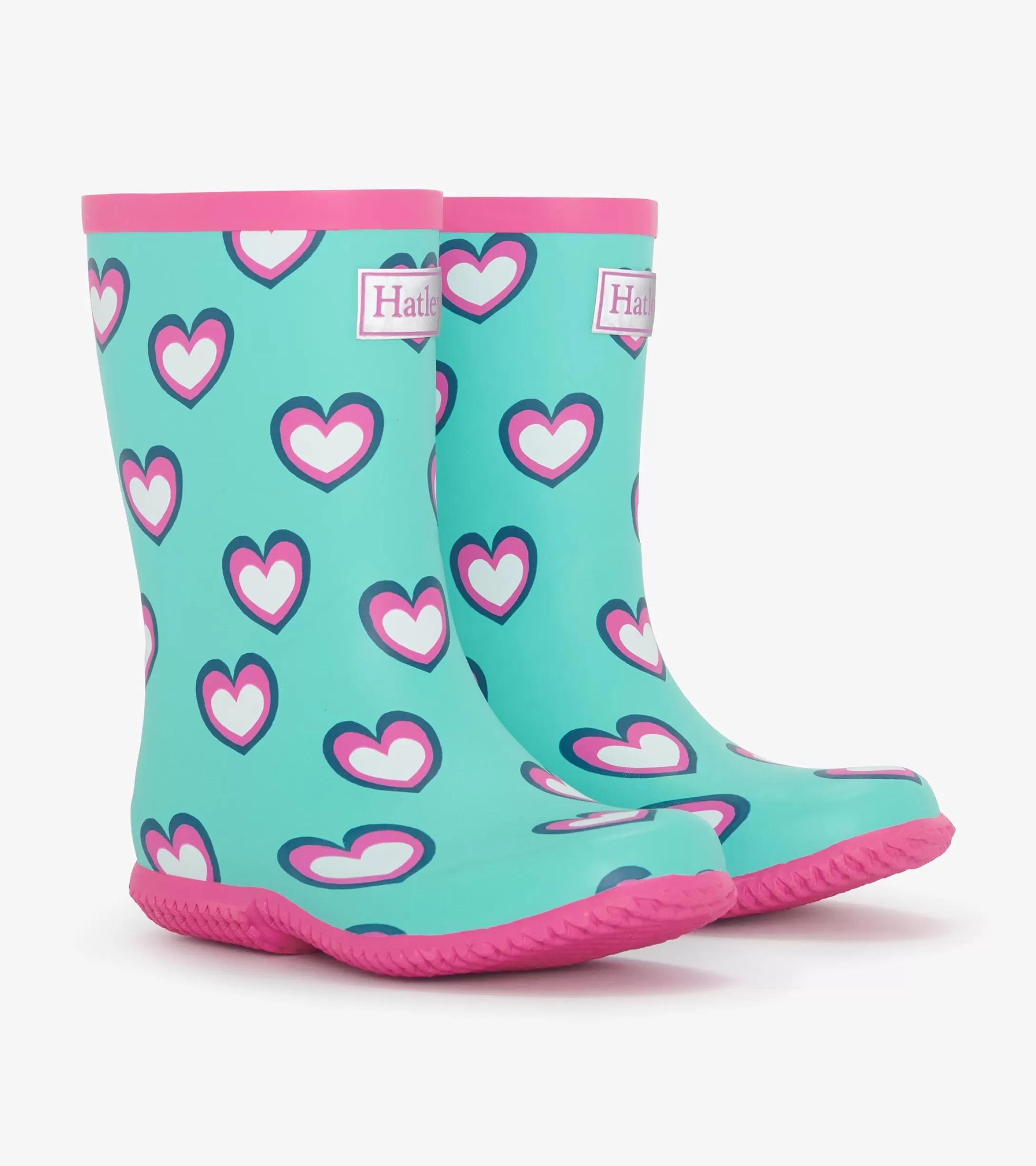 Hatley Girls Hearts Packable Rain Boots Sale