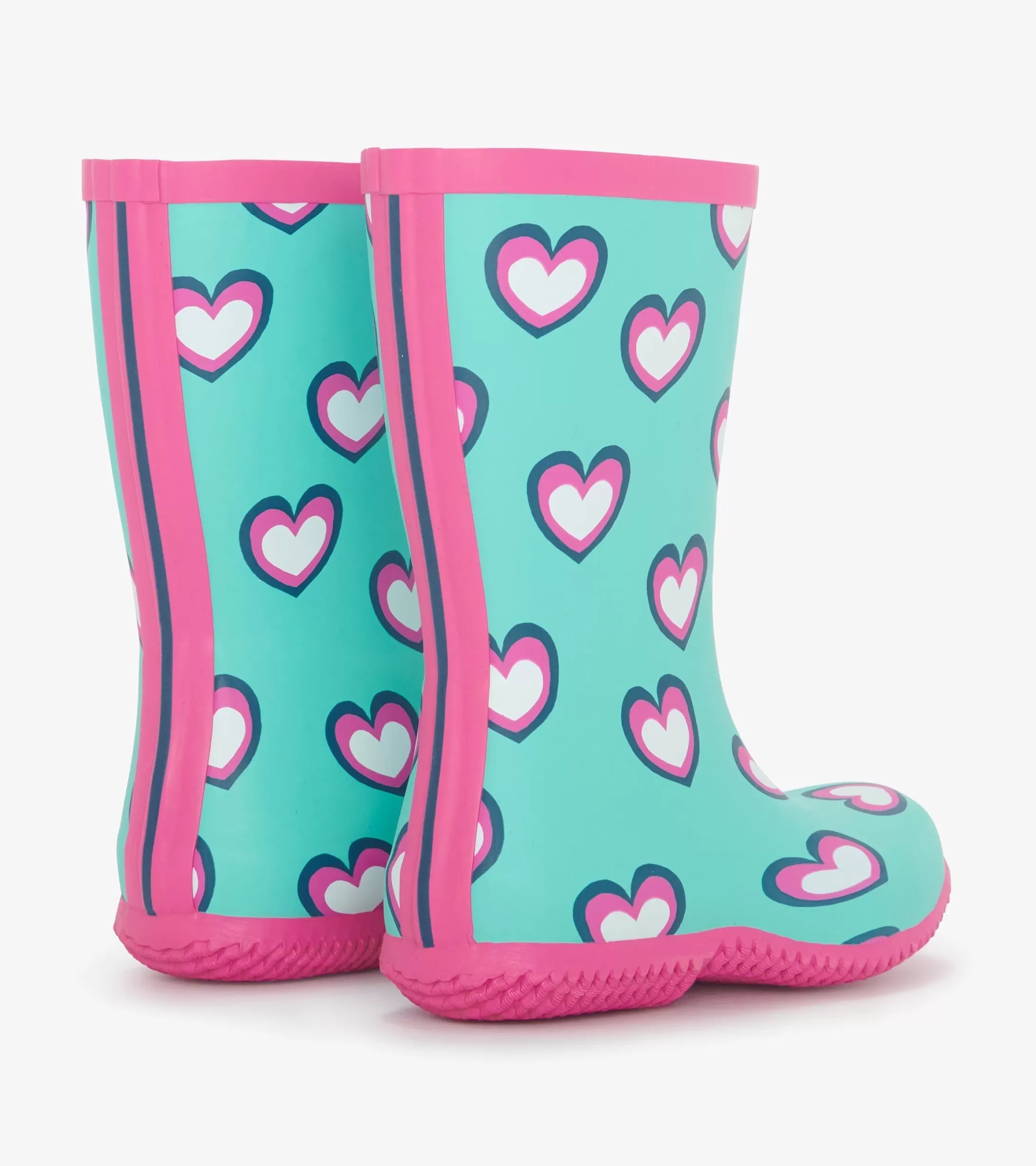 Hatley Girls Hearts Packable Rain Boots Sale