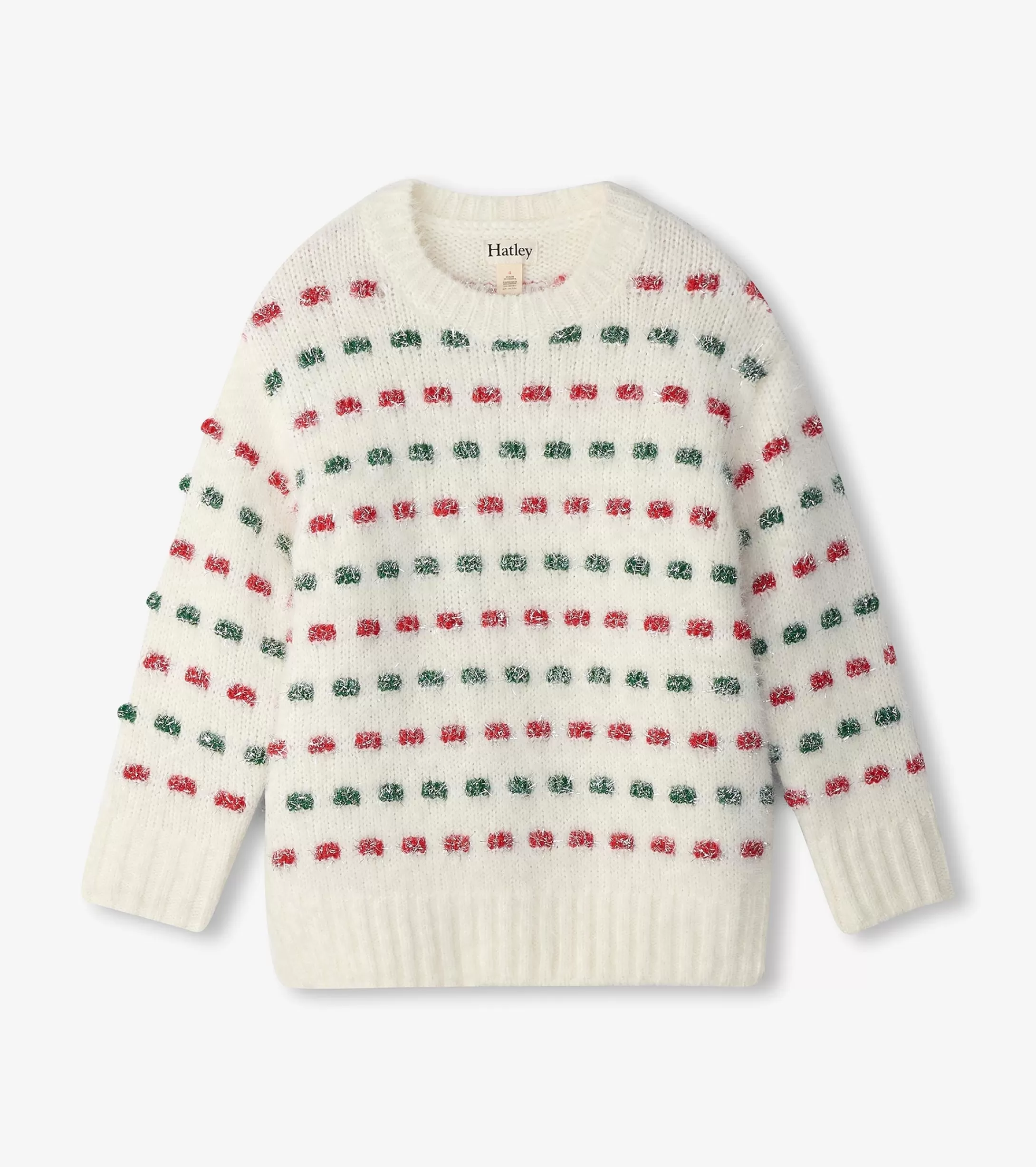 Hatley Girls Holiday Basket Weave Sweater Shop