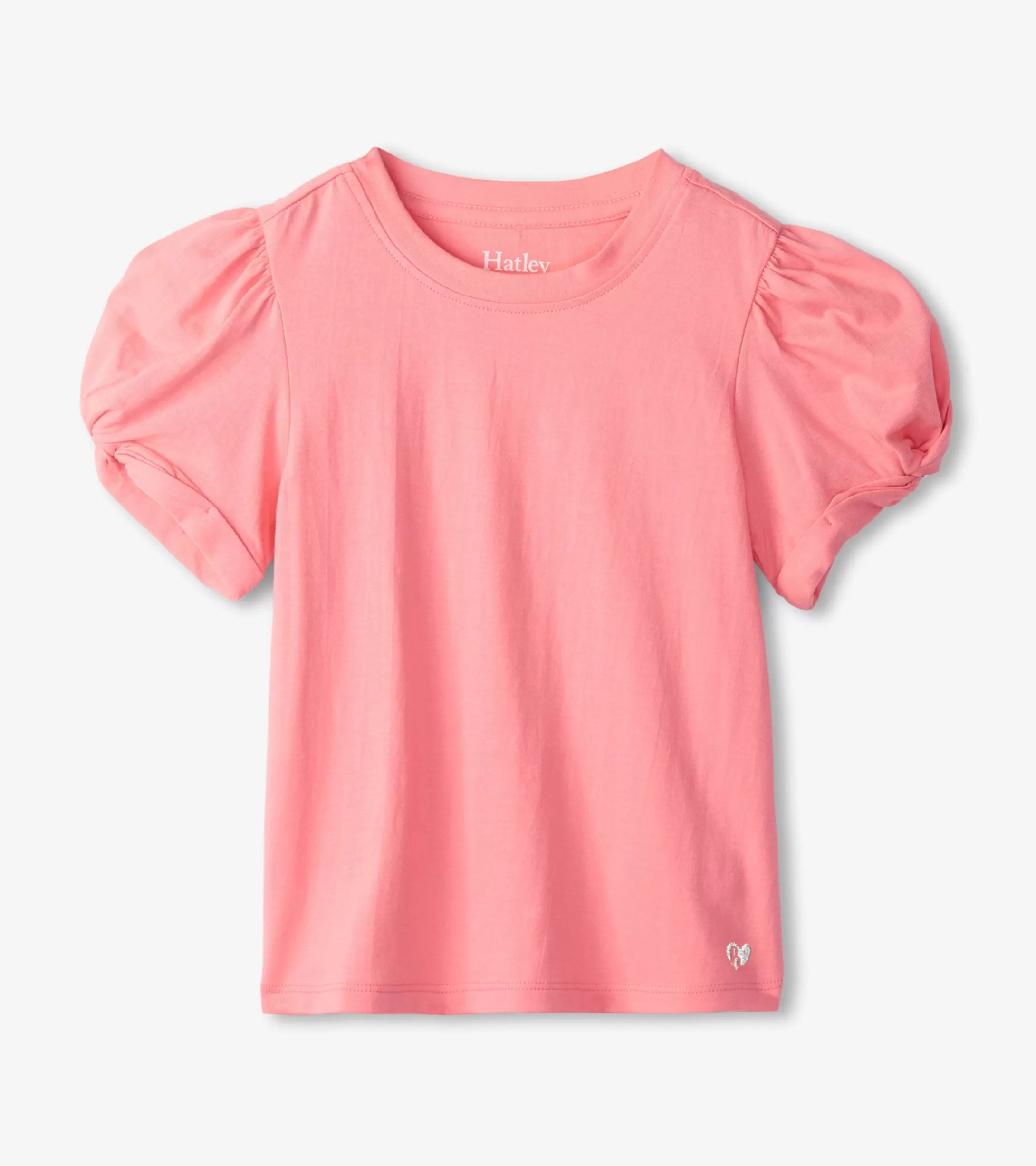 Hatley Girls Pink Sachet Twisted Sleeve Tee Outlet