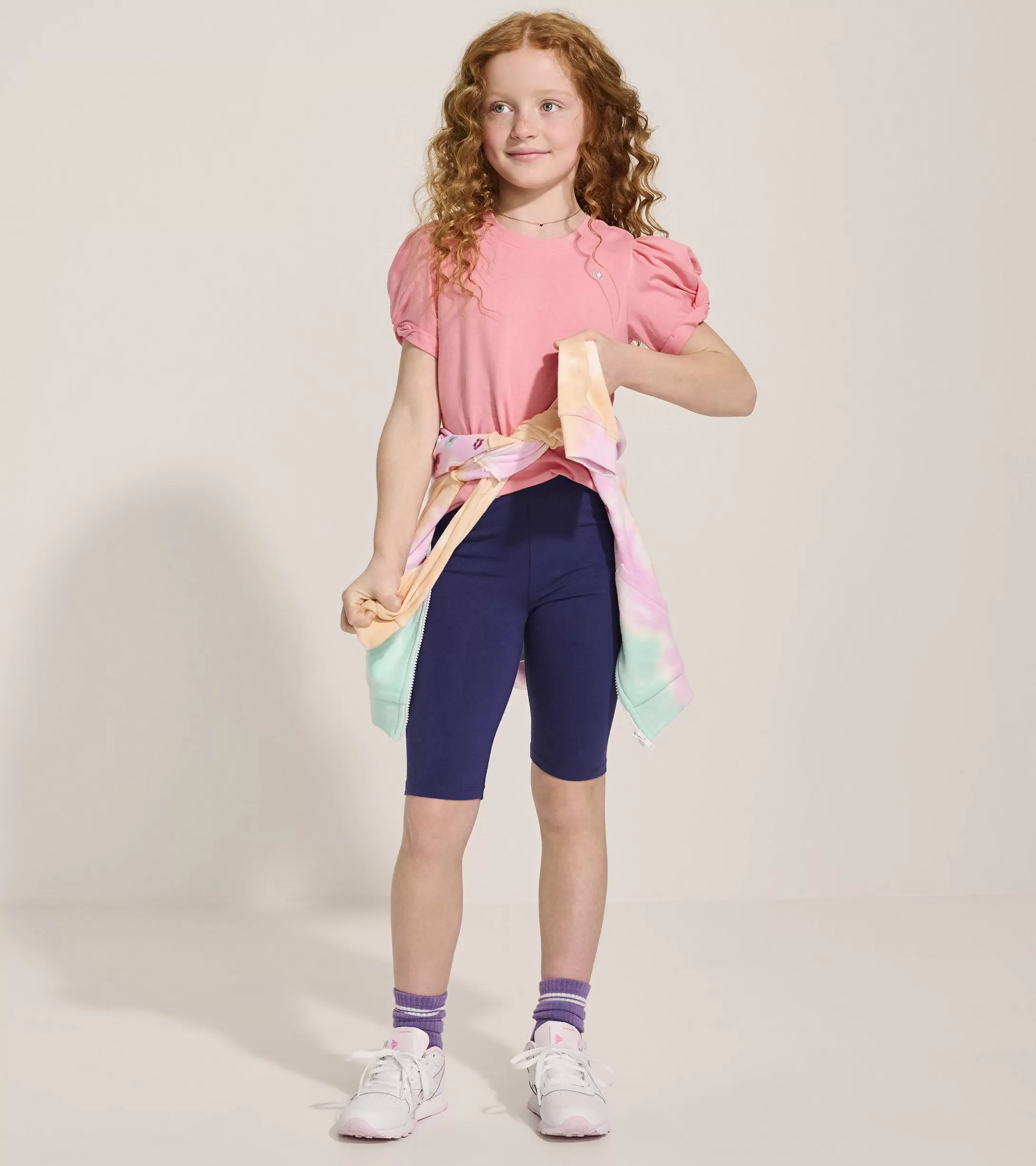 Hatley Girls Pink Sachet Twisted Sleeve Tee Outlet