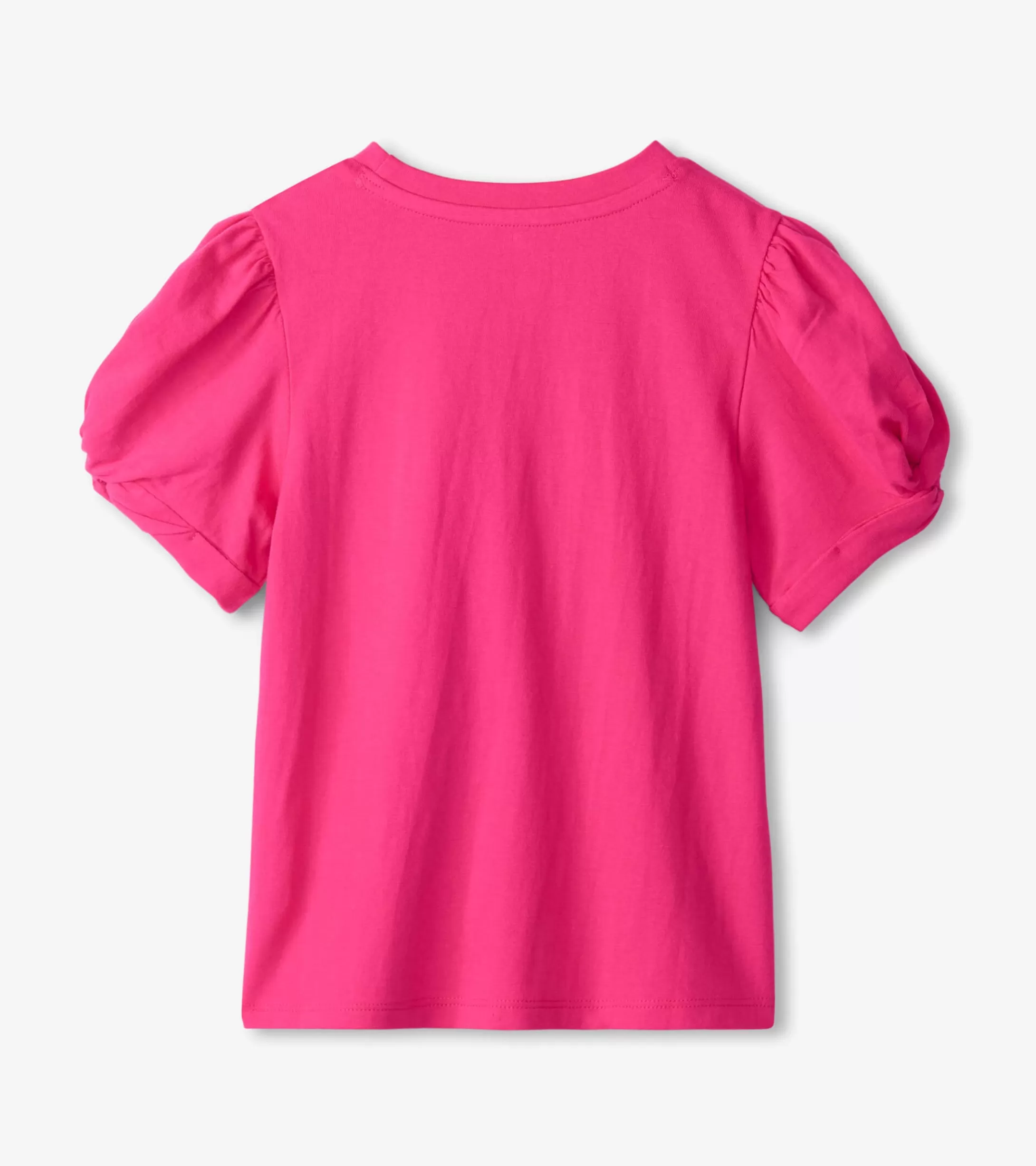 Hatley Girls Pink Twisted Sleeve Tee Flash Sale