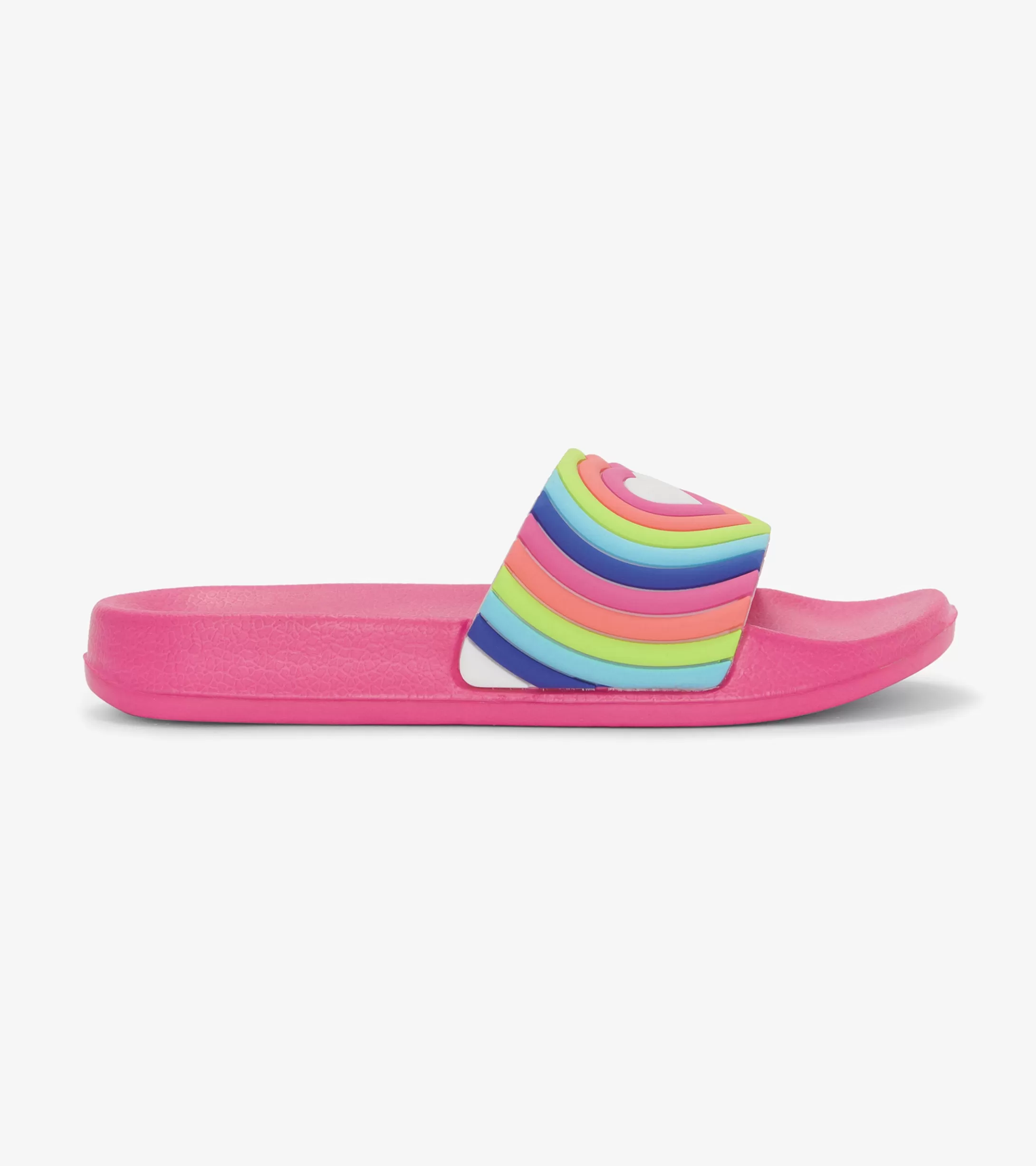 Hatley Girls Rainbow Heart Slides Clearance