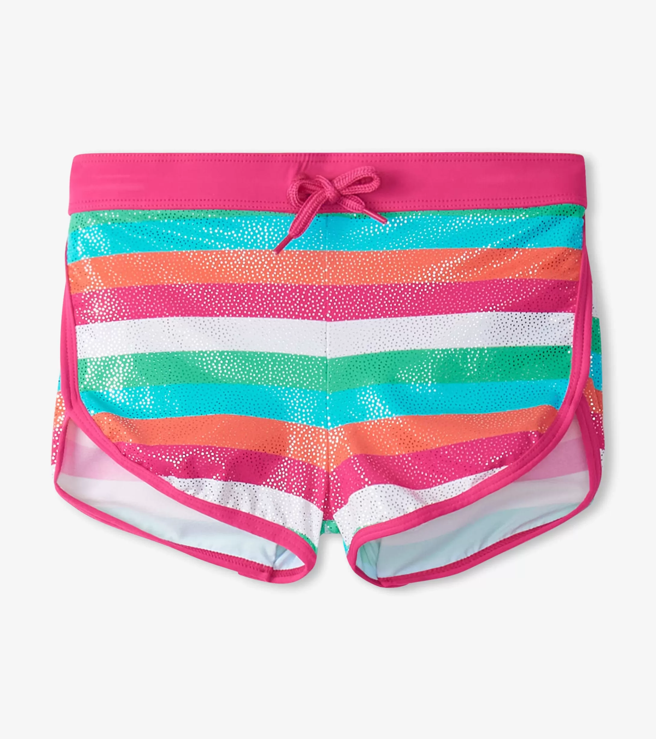 Hatley Girls Rainbow Palm Swim Shorts Sale