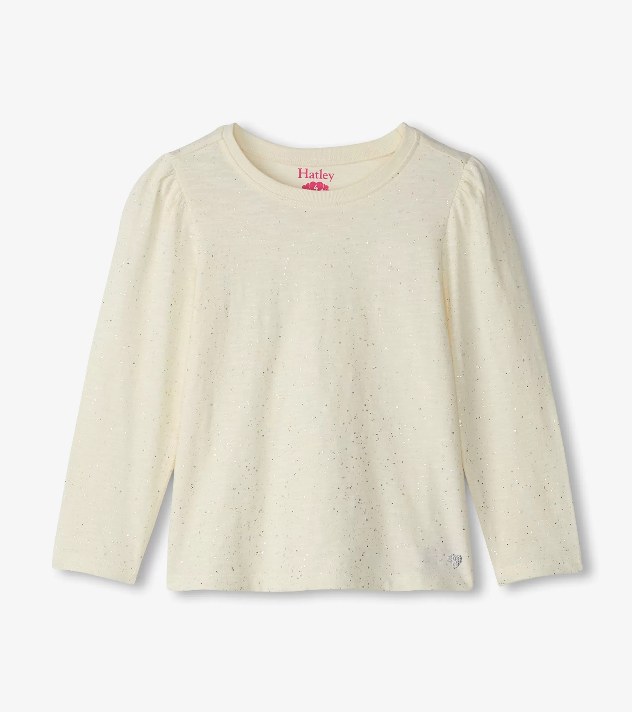 Hatley Girls Silver Hot Melt Long Sleeve Graphic Tee Discount